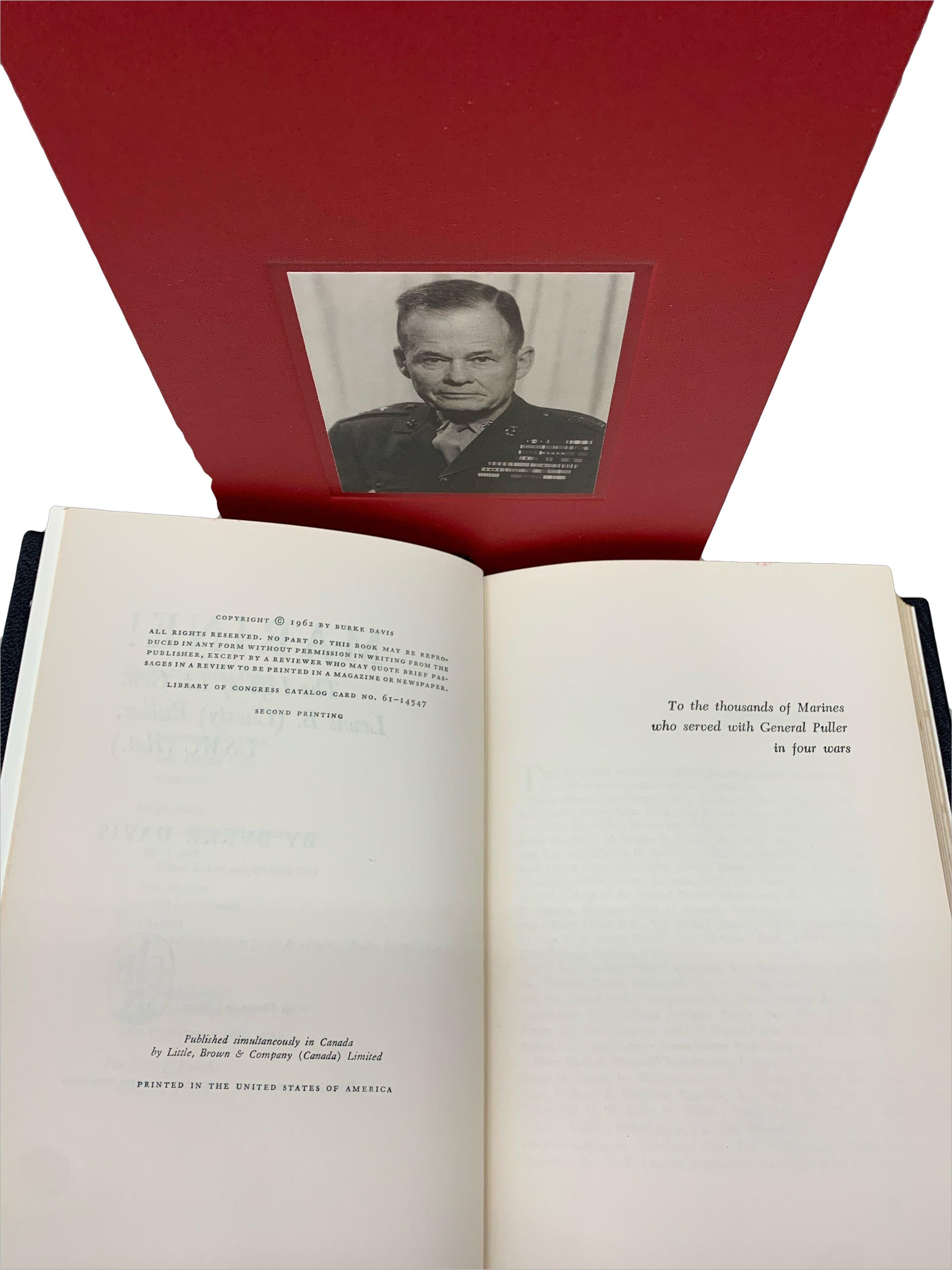 Mid-20th Century Marine! The Life of Chesty Puller by Burke Davis, Signed by Chesty Puller, 1962