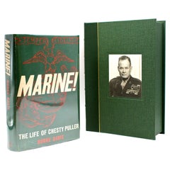 Retro "Marine! The Life of Chesty Puller" Signed by Chesty Puller, First Edition, 1962