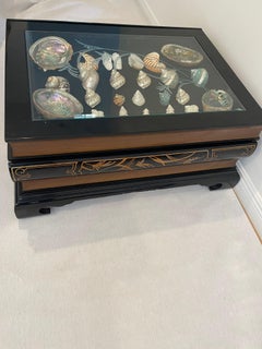 Marine World Sea Shells Collection in Maitland Smith Display Table