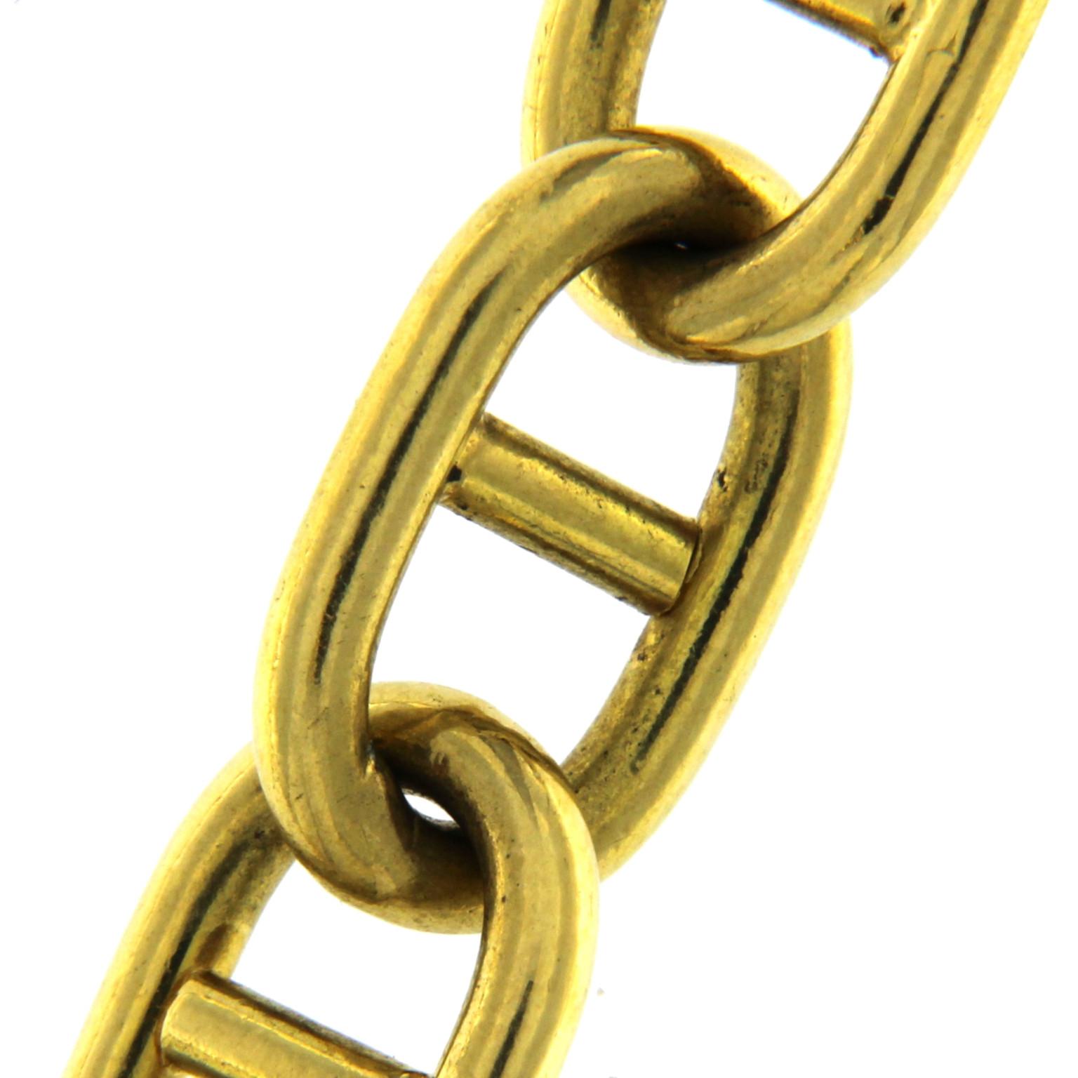mariner gold chain 18k