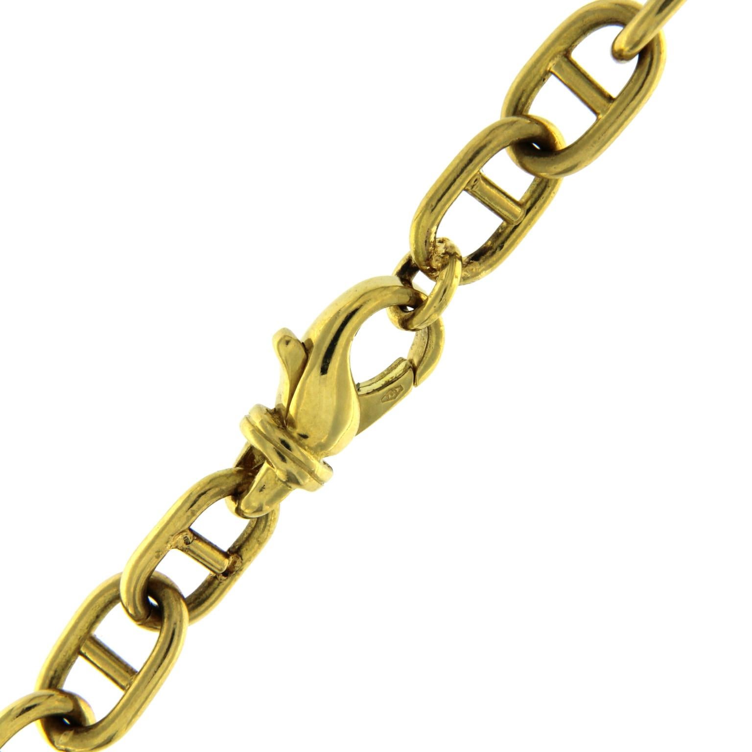 mariner gold chain 18k