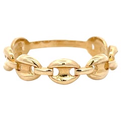 Mariner Link Ring 14 Karat Yellow Gold 2 Grams