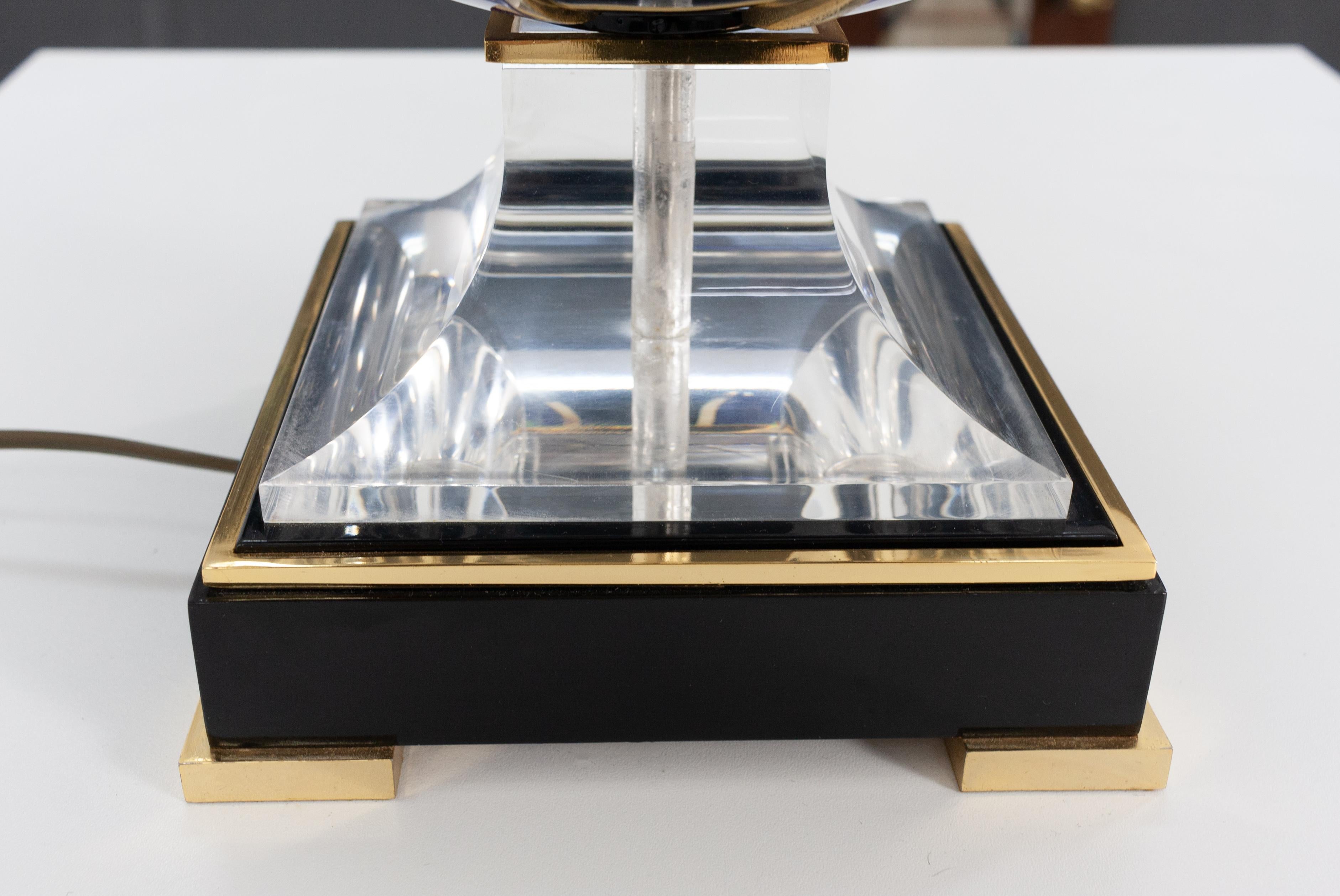 Lucite Mariner S A Exclusive Table Lamp For Sale