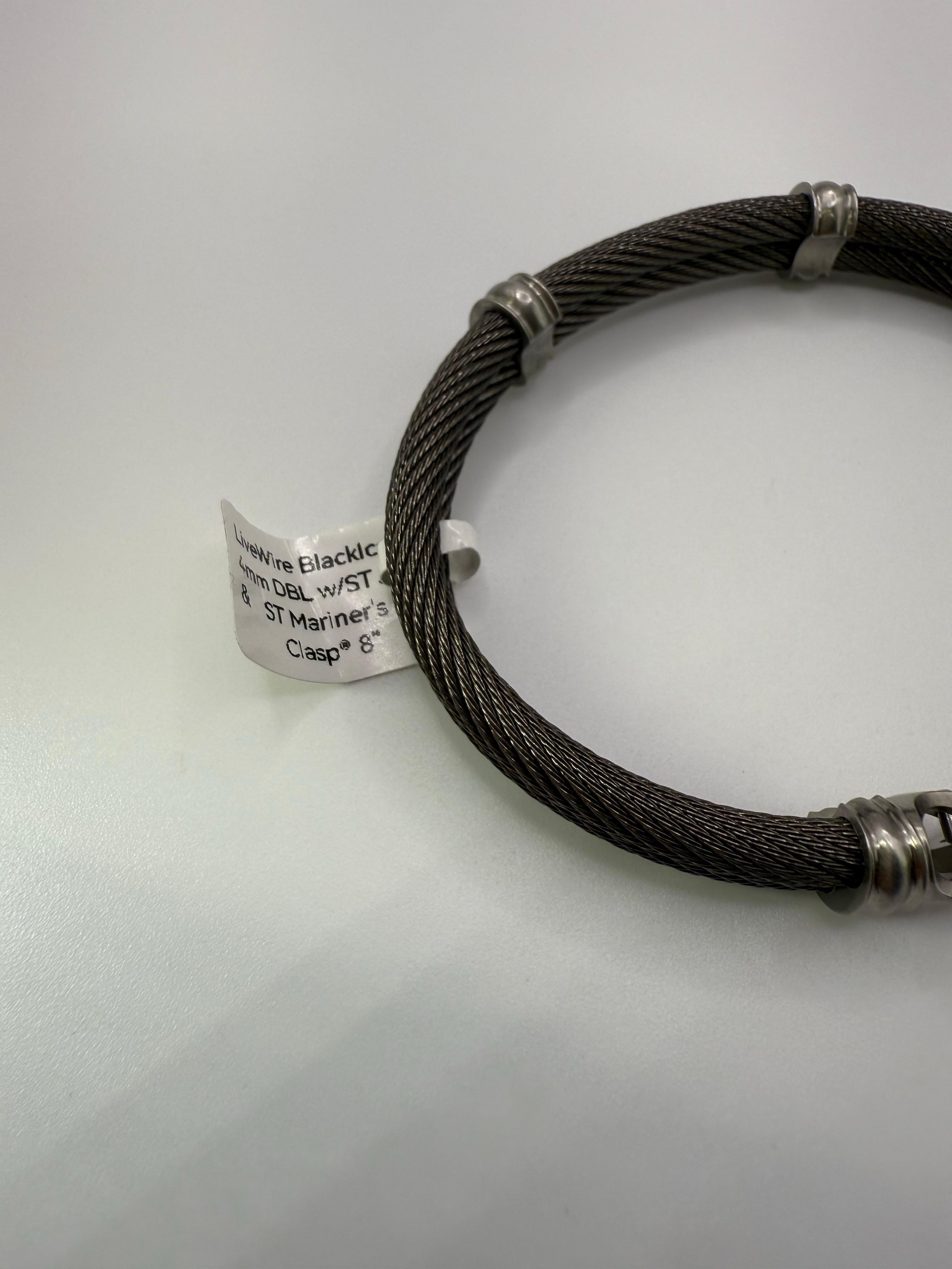 What a unique custom bracelet in stainless steel and titanium elements, so modern and manly a great gift to any man!

WHAT YOU GET AT STAMPAR JEWELERS:
Stampar Jewelers, located in the heart of Jupiter, Florida, is a custom jewelry store and studio