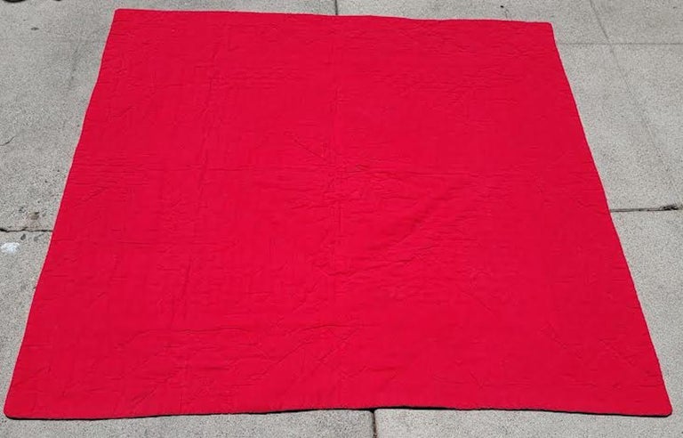 20th Century Mariners Compass Crib Quilt For Sale