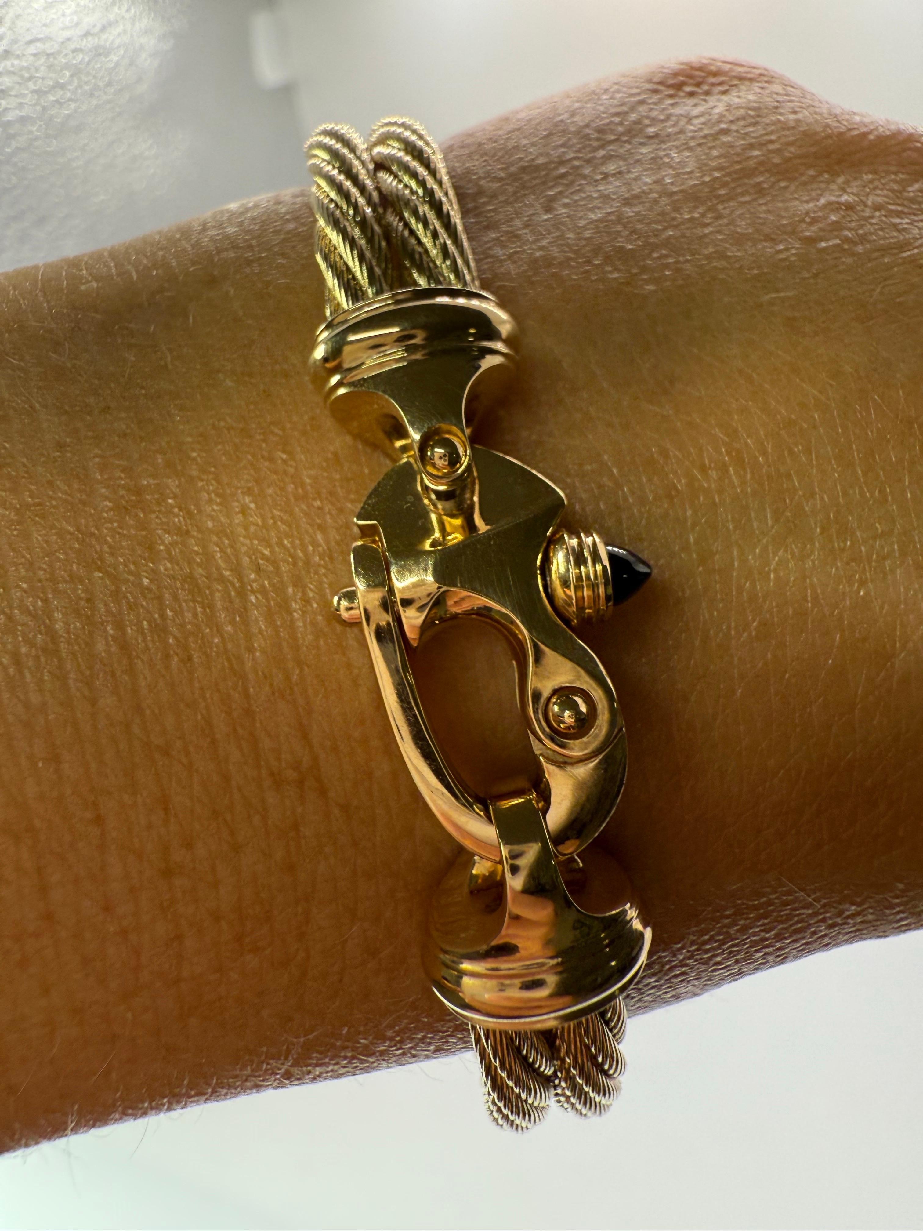 Bracelet Marin en or 14KT bracelet moderne et élégant pour homme Neuf - En vente à Jupiter, FL