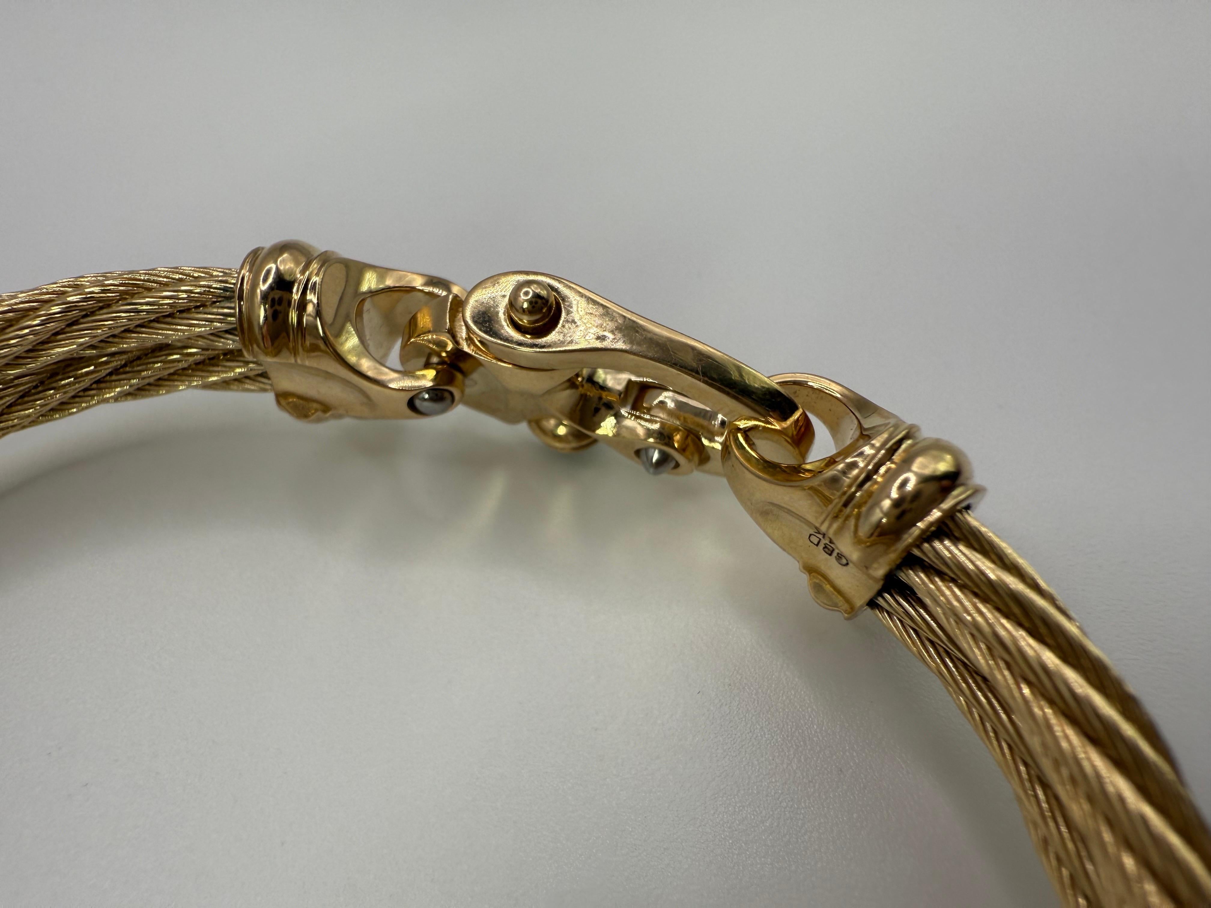 Bracelet Marin en or 14KT bracelet moderne et élégant pour homme en vente 1