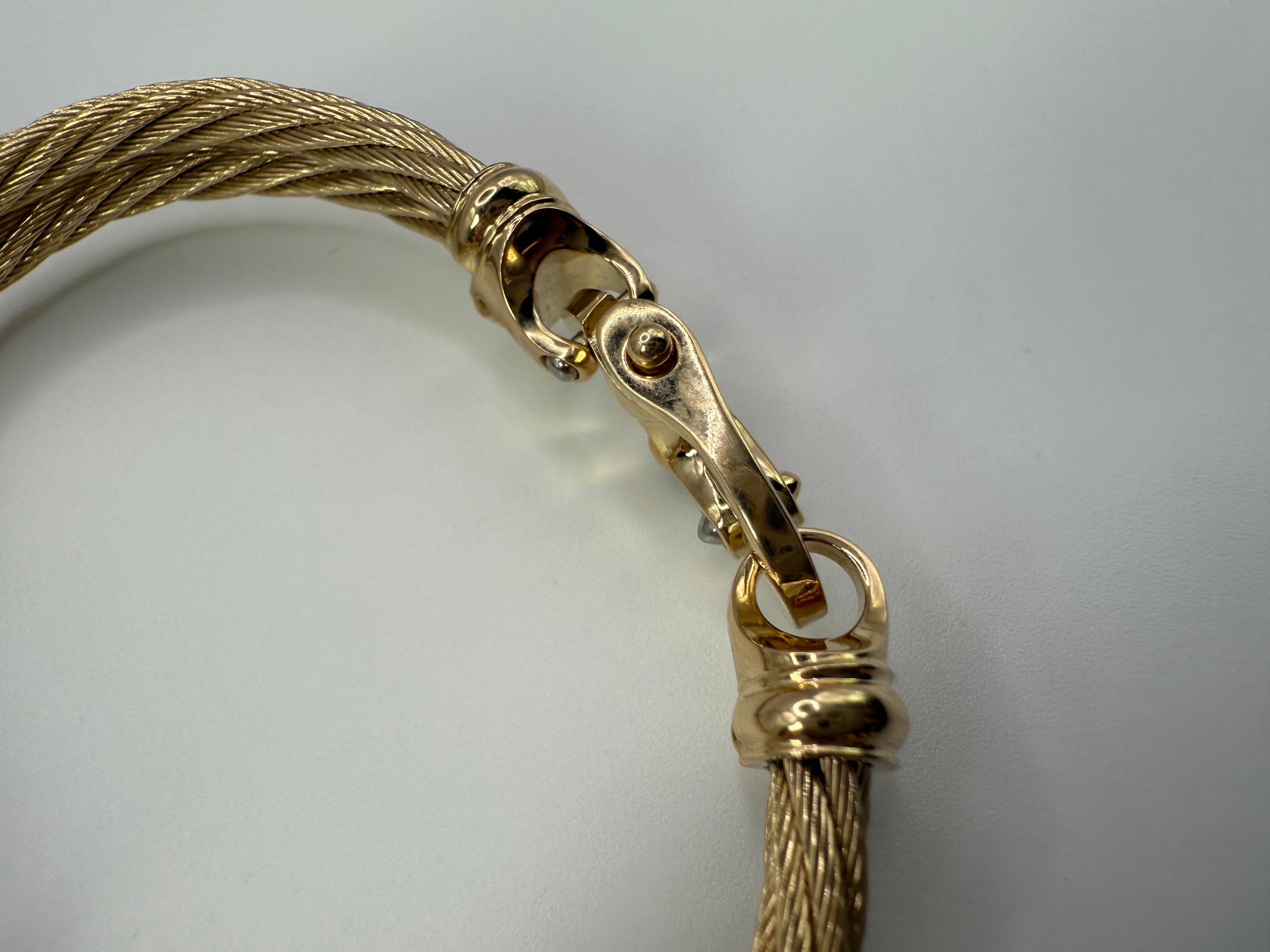 Bracelet Marin en or 14KT bracelet moderne et élégant pour homme en vente 4