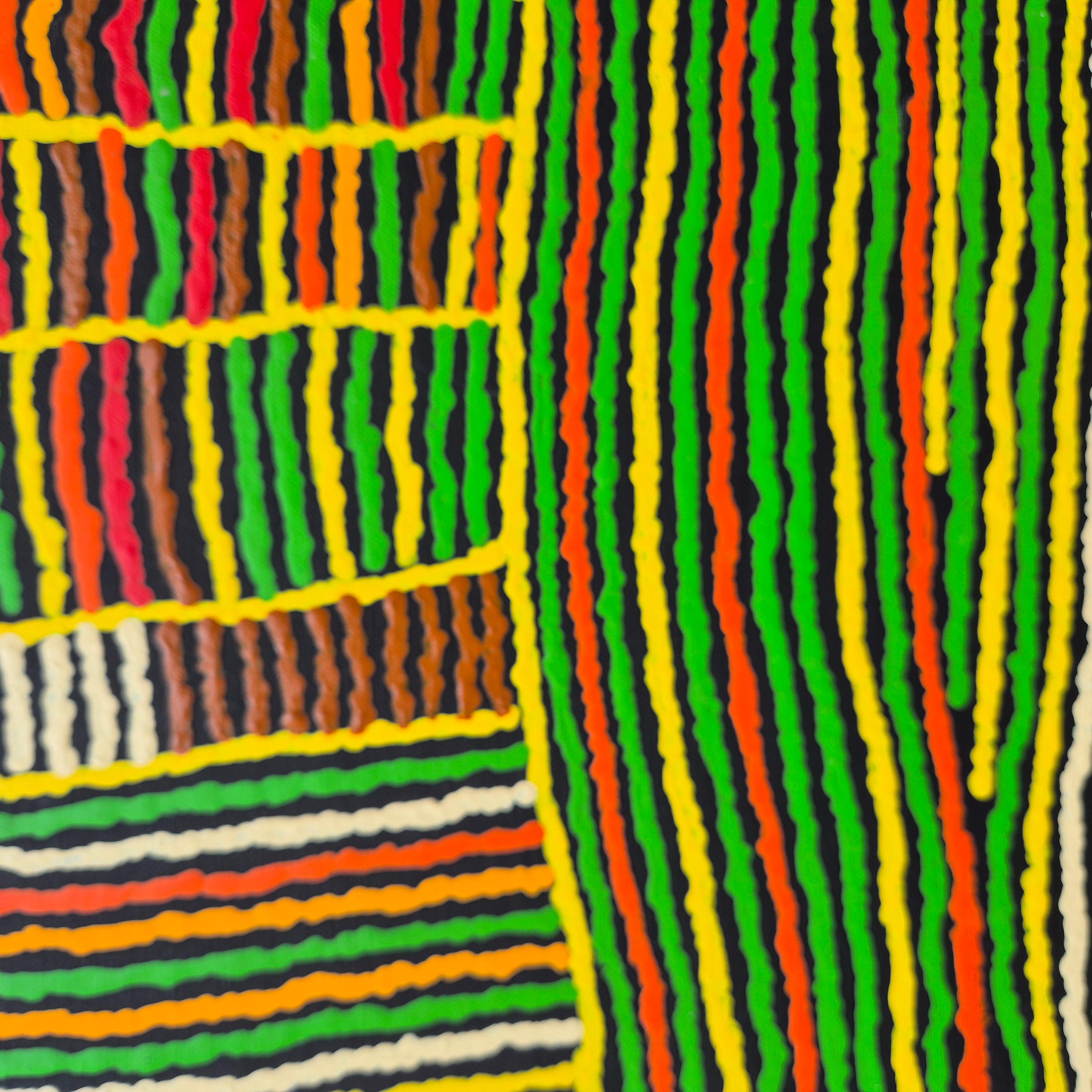 Dipinto a mano Maringka Baker, Minma Jukurrpa, Acrilico su tela, 2013 in vendita