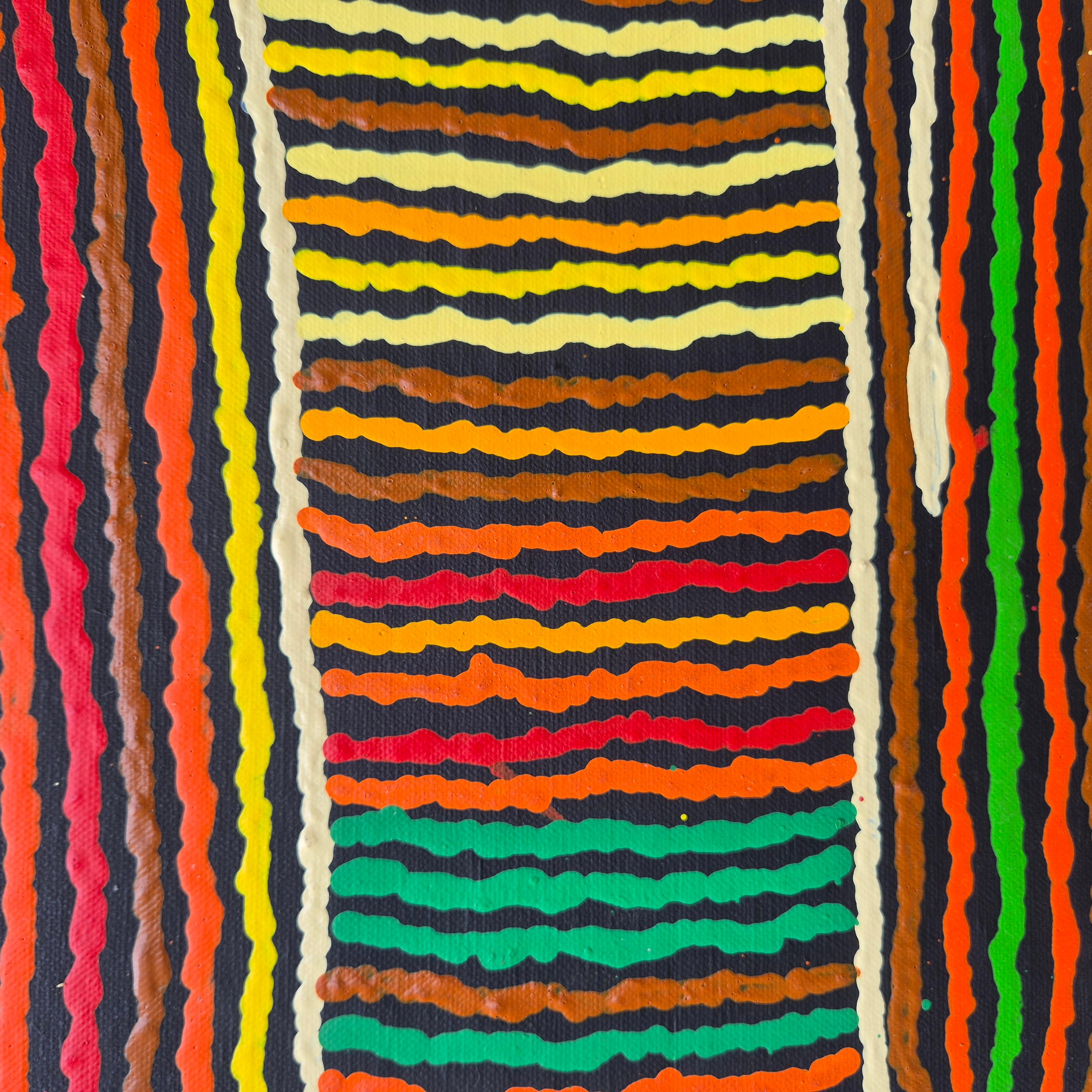 Maringka Baker, Minma Jukurrpa, Acrilico su tela, 2013 In condizioni buone in vendita a NICE, FR