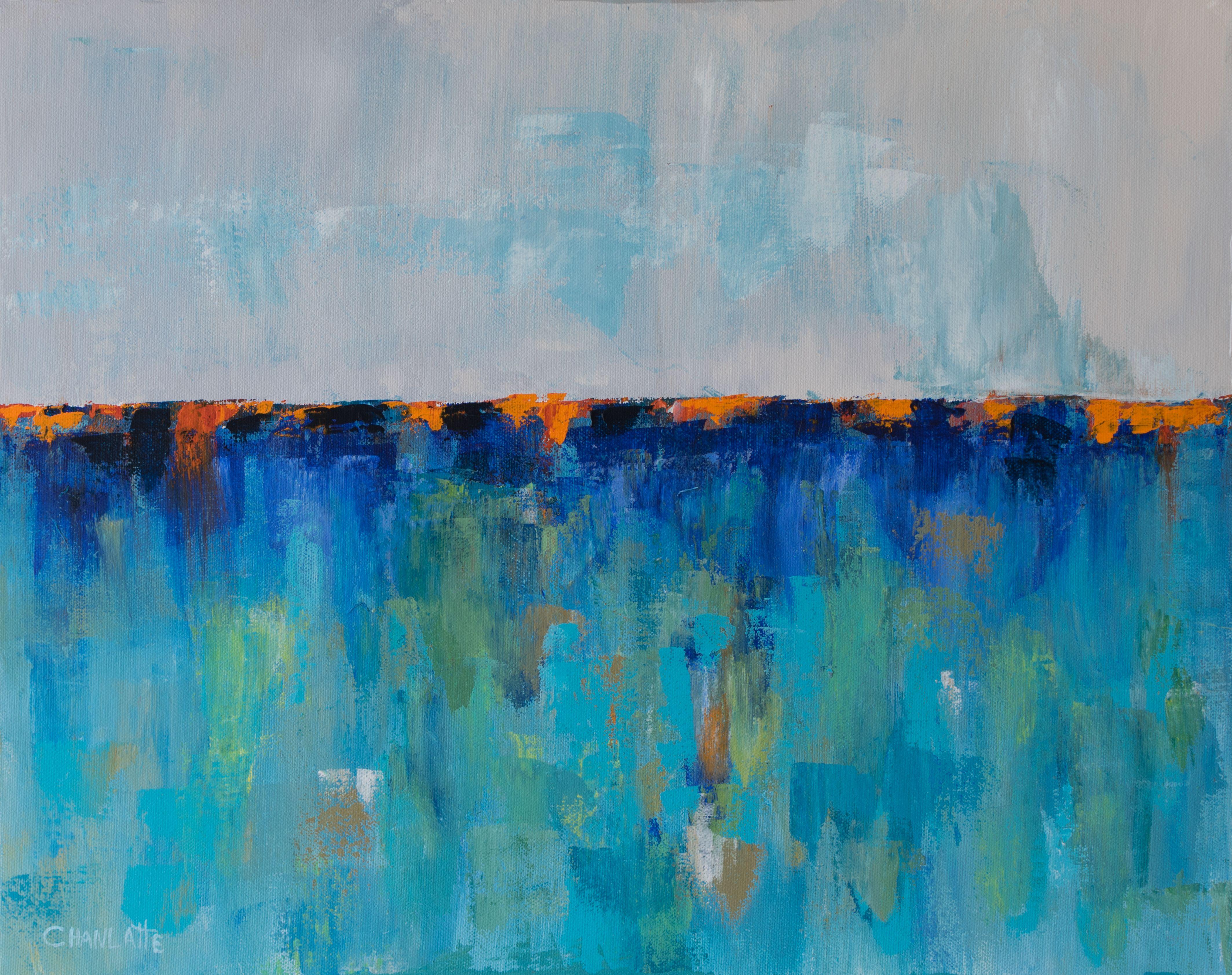 Ocean 59, Gemälde, Acryl auf Leinwand – Painting von Marino Chanlatte