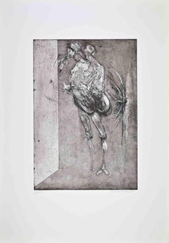Komposition - Lithographie von Marino Haupt - 1980er Jahre