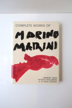 Marino Marini Complete Works Of, Milan New York 1970