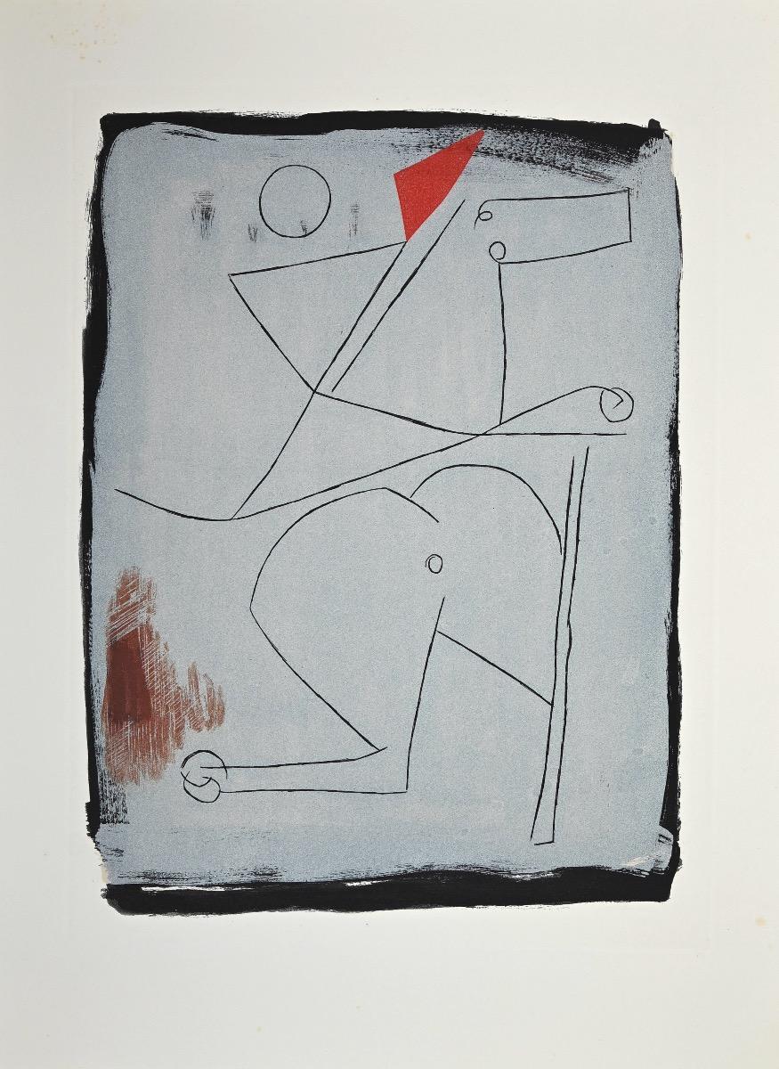 Acrobats - Etching and Aquatint by Marino Marini - 1963