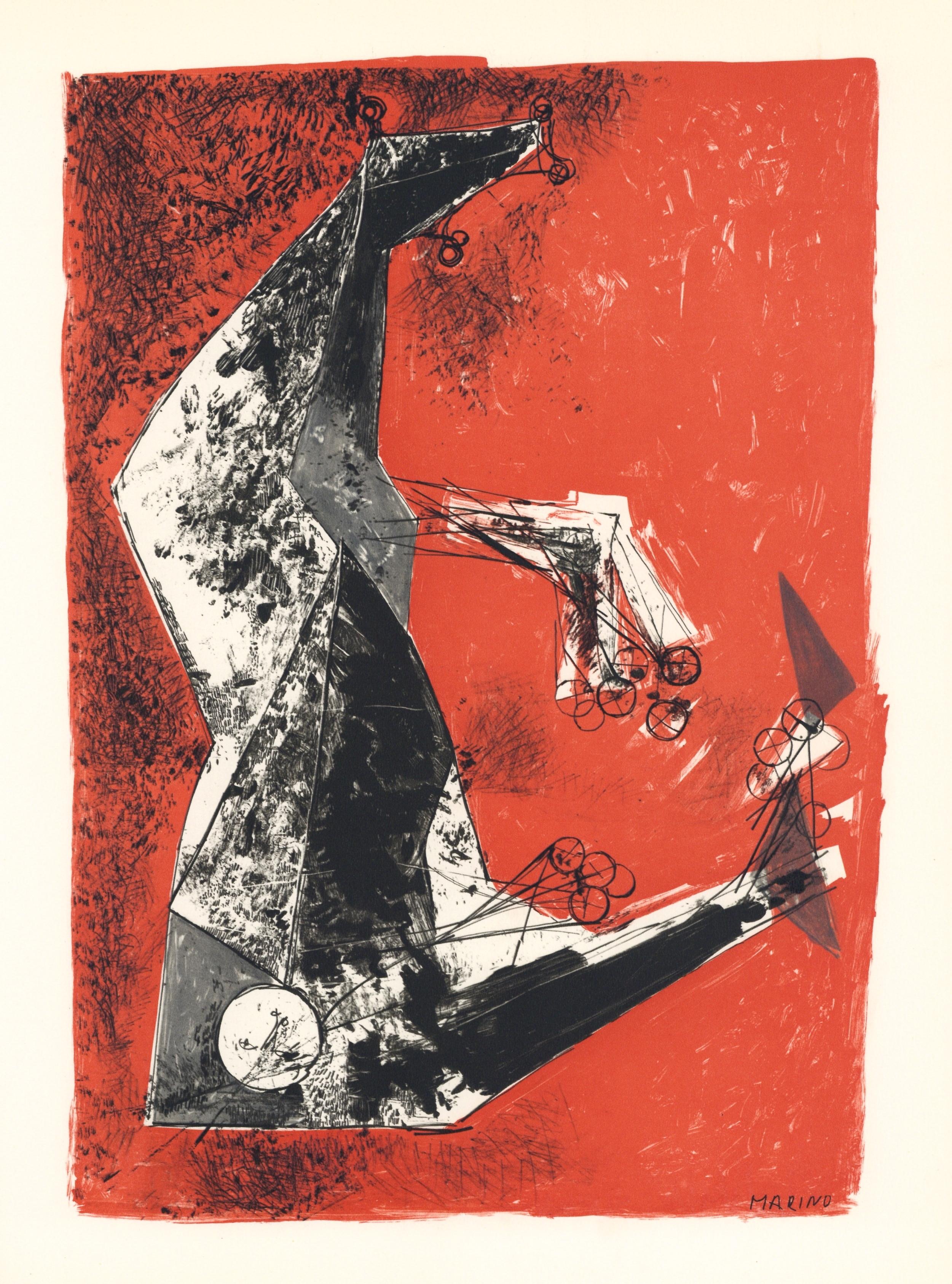 Medium: lithograph (after the original). Issued in 1959 in Milan by Silvana Editoriale in an edition of 300. The full sheet (including margins) measures 15 1/2 x 11 1/2 inches (395 x 290 mm). Signed in the plate (not hand-signed). 