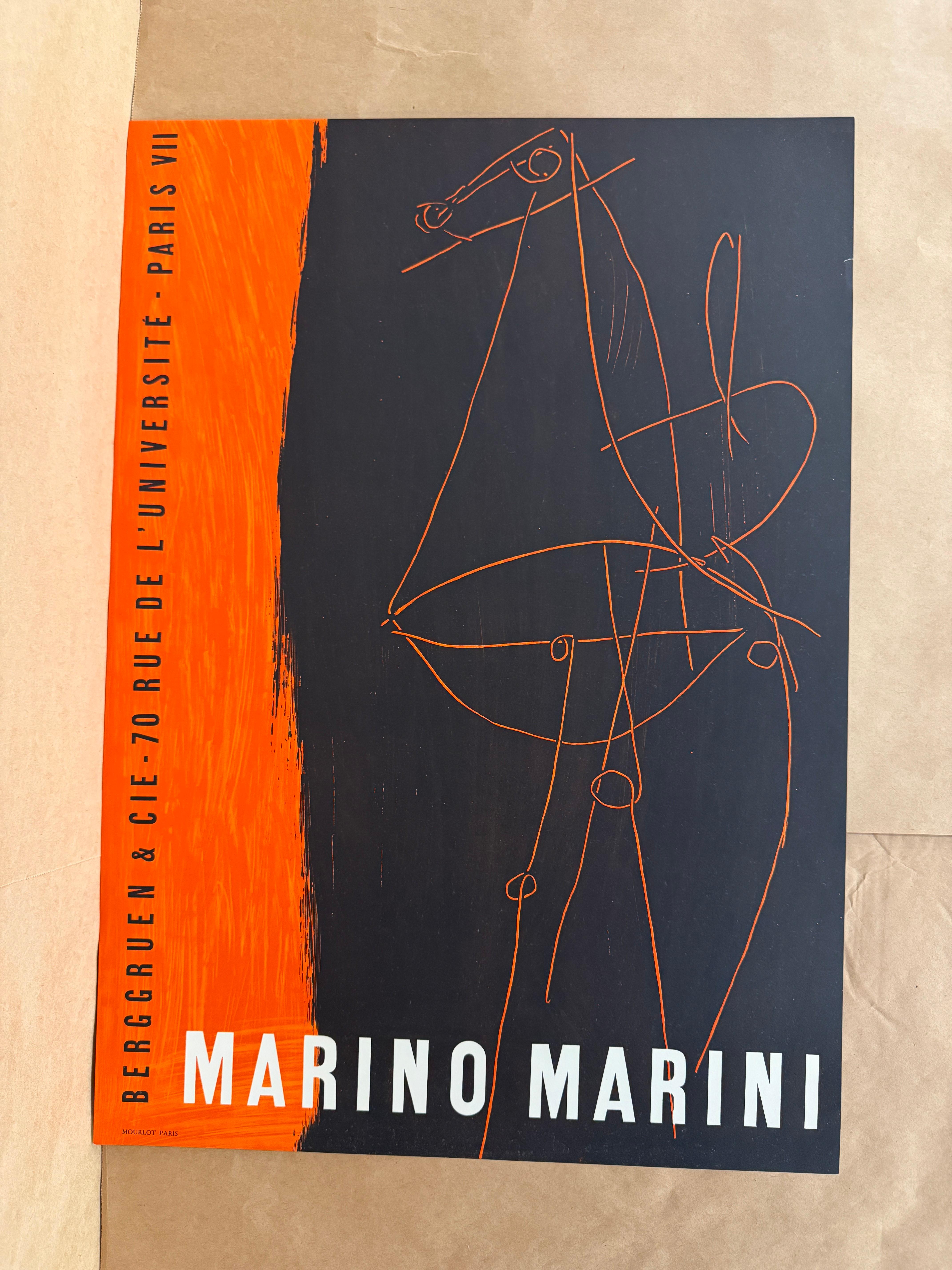 BERGGRUEN UND CIE (nach) Marino Marini, 1955 im Angebot 1
