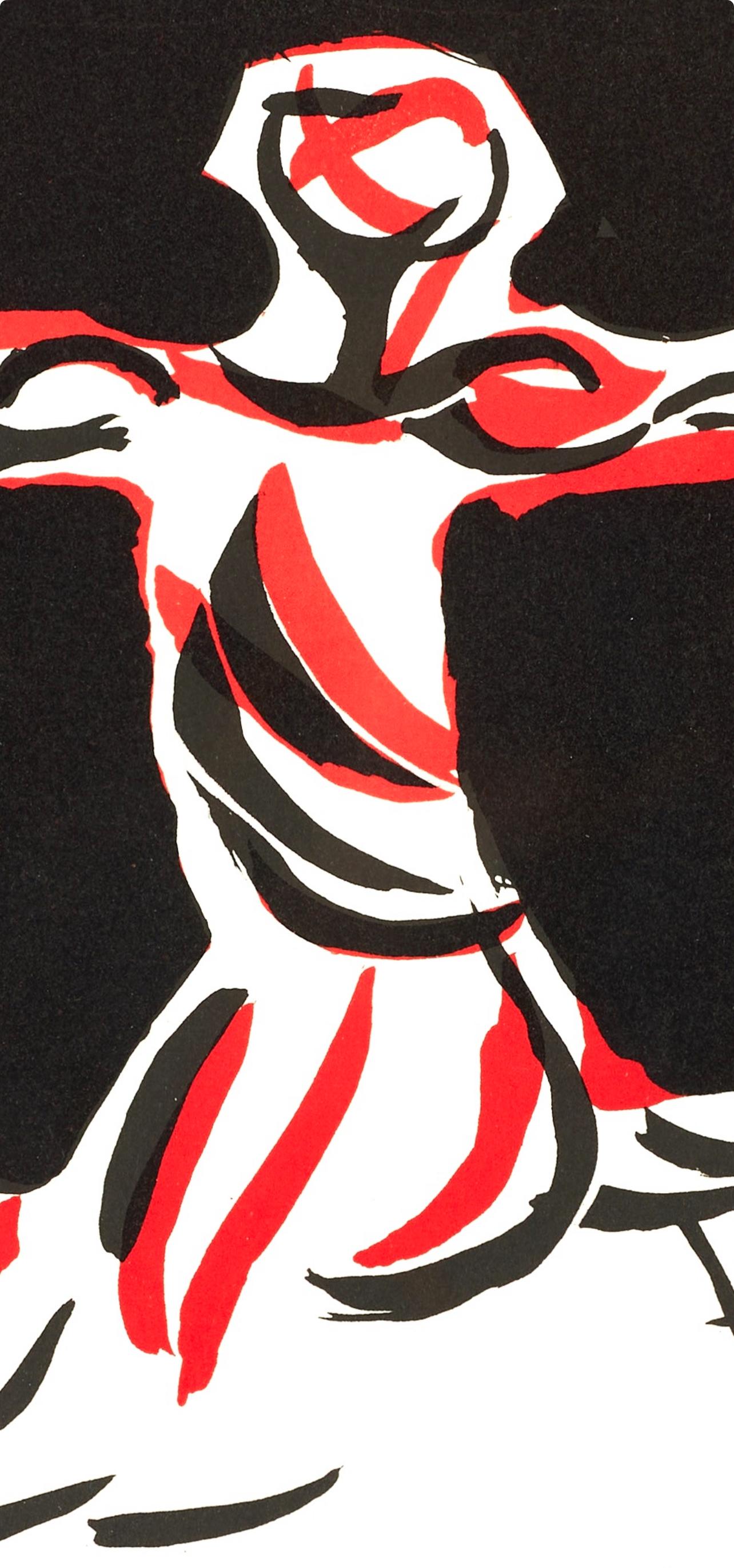 Cavalier, Société internationale d'art XXe siècle - Print by Marino Marini