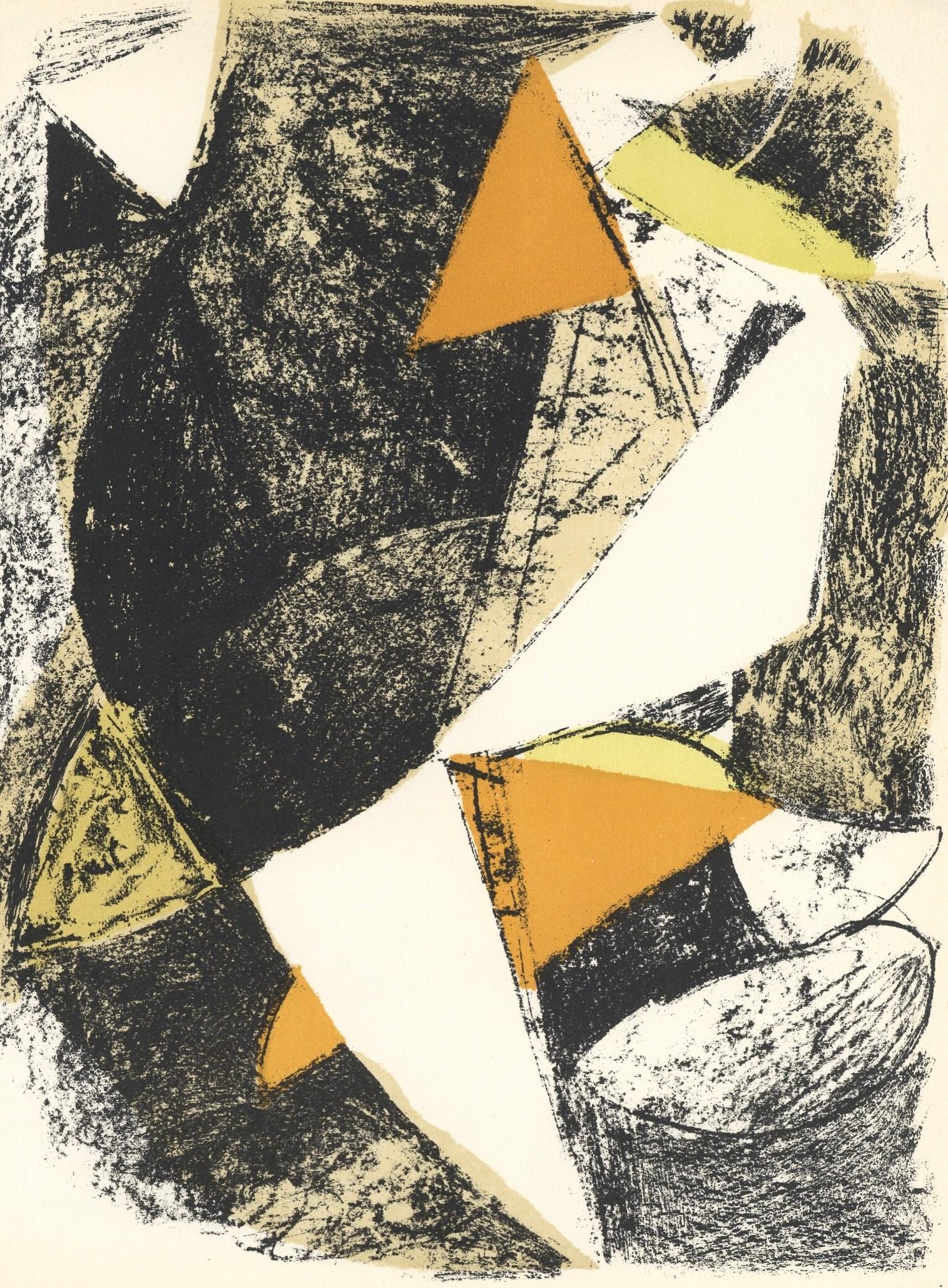 Marino Marini Abstract Print - Cheval et cavalier, Société internationale d'art XXe siècle
