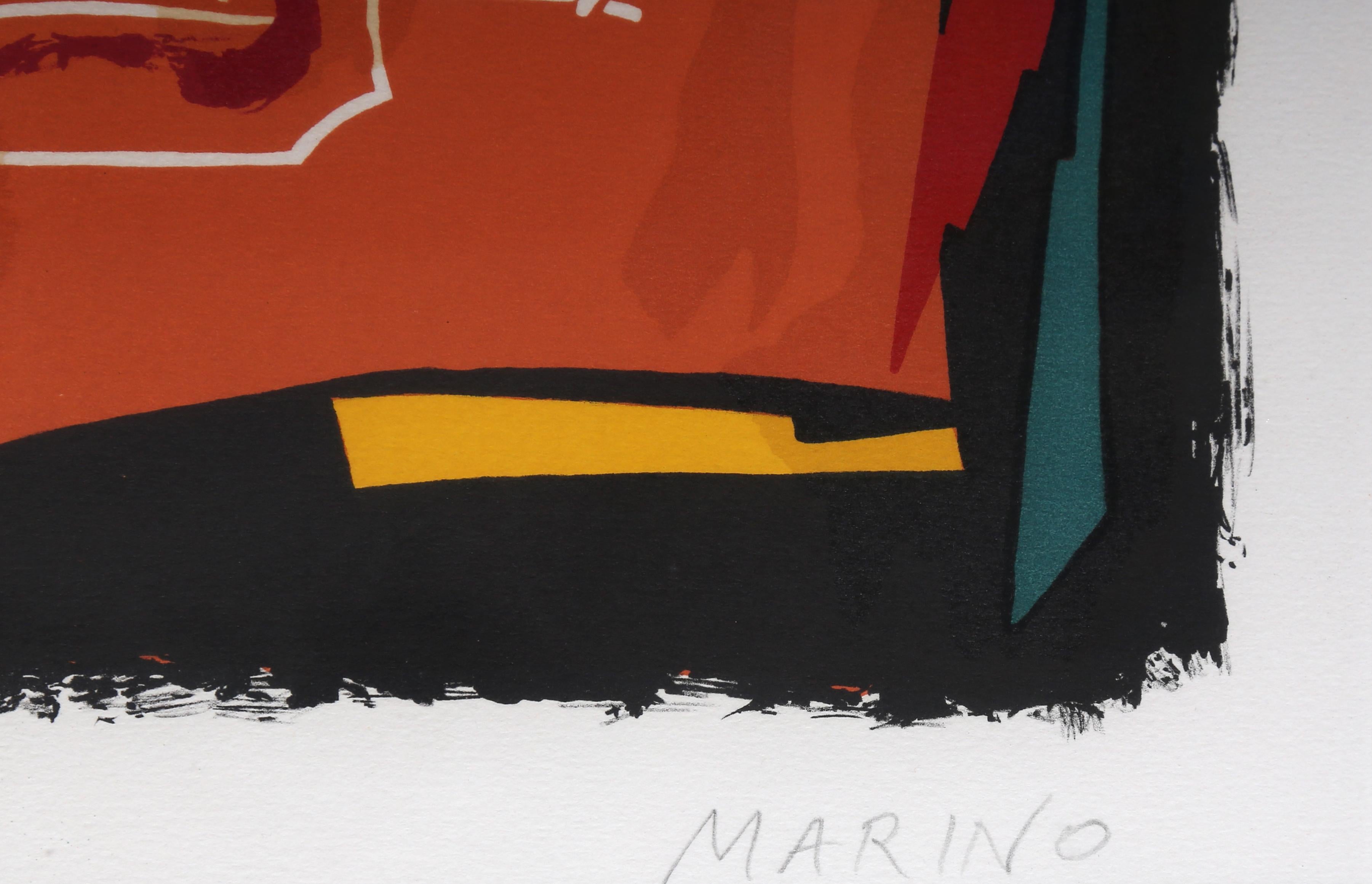 Chevaux et Cavaliers III, Litografía de Marino Marini 4