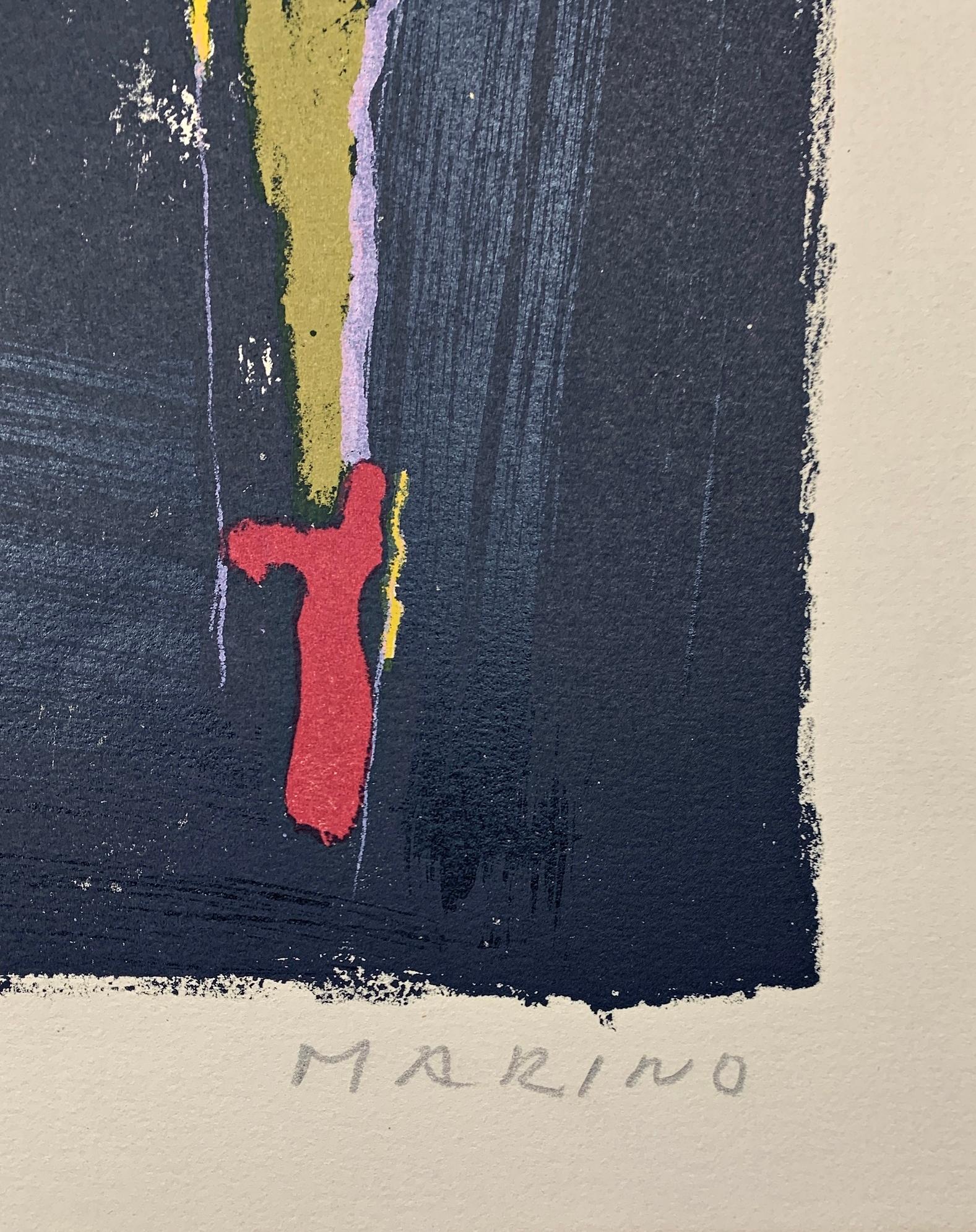  Abstract Color Lithograph by Marino Marini, signed and limited, Horses For Sale 2