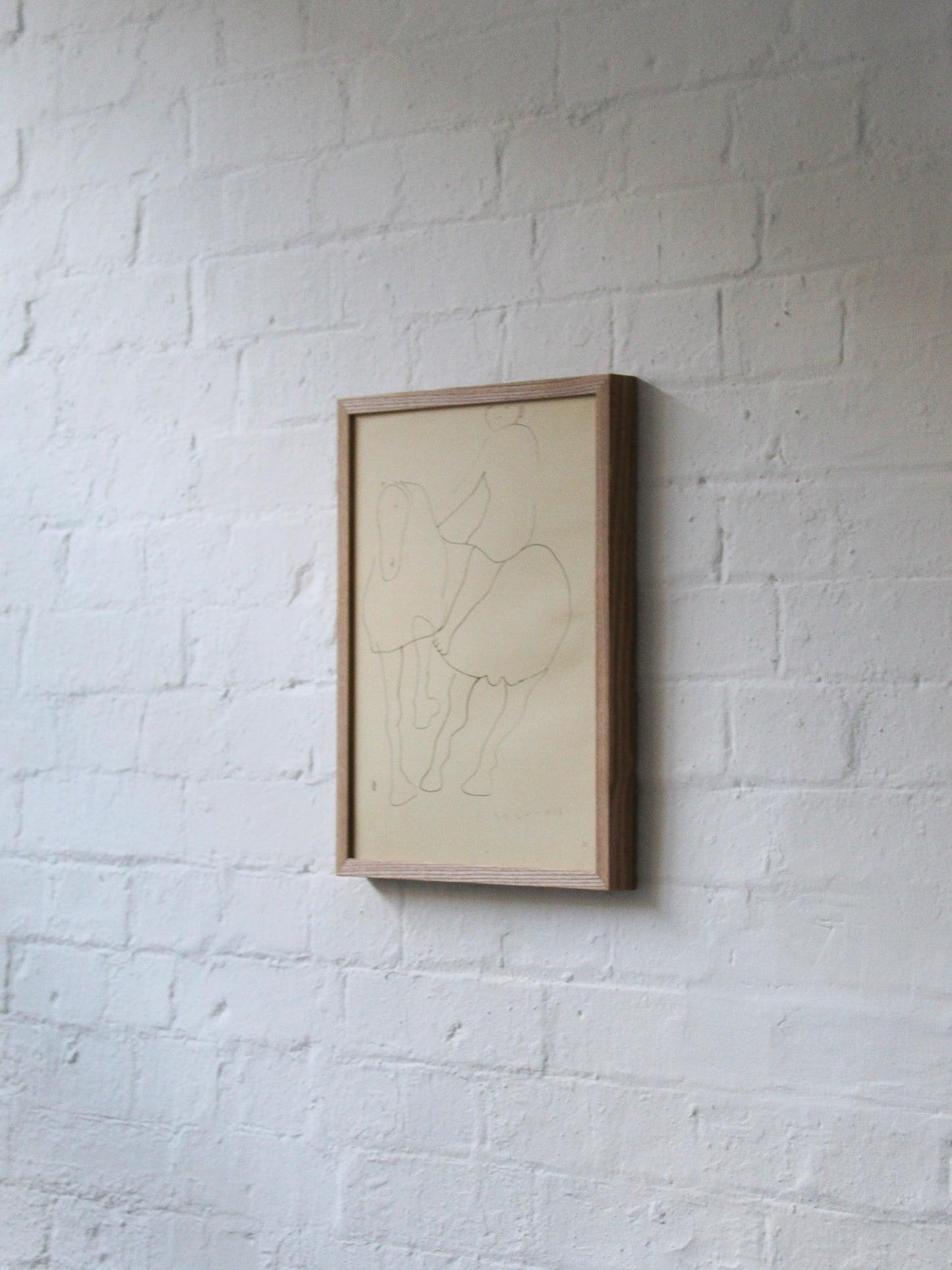 Farblithographie, Pferd #01, Marino Marini (1901-1980) im Angebot 1