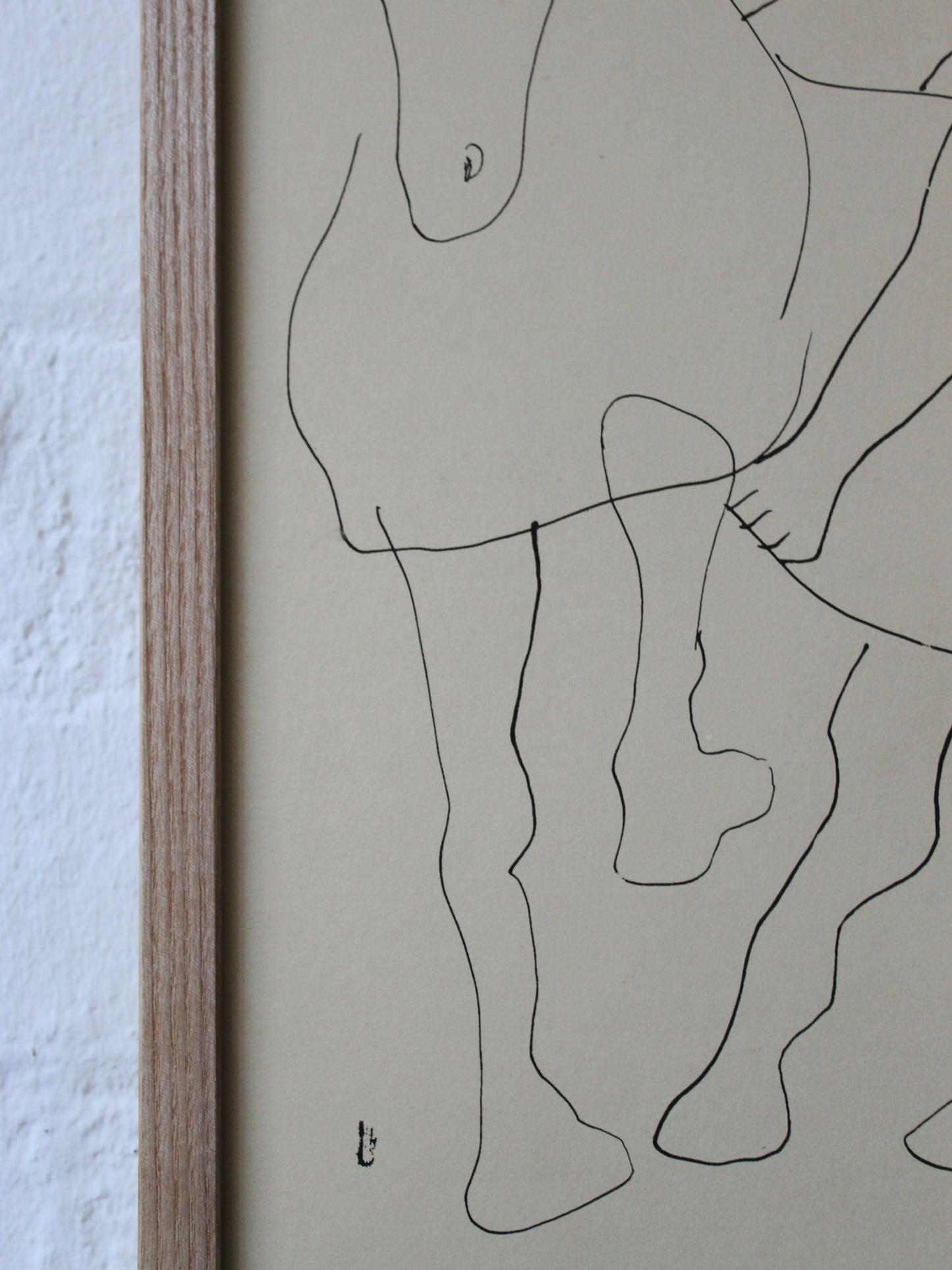 Farblithographie, Pferd #01, Marino Marini (1901-1980) im Angebot 2
