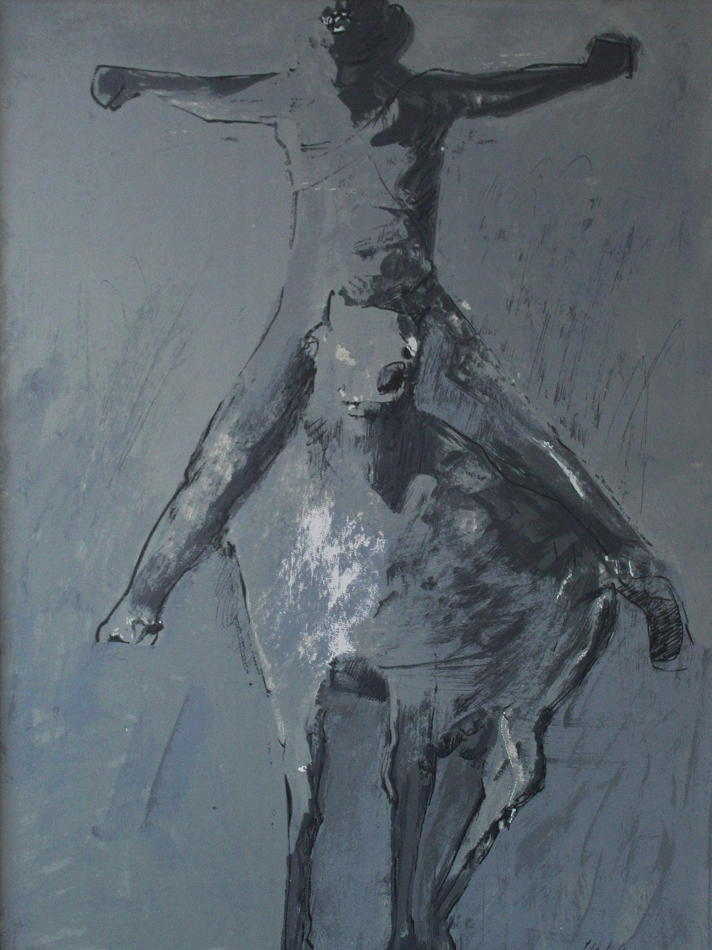 Farblithographie, Pferd #03, Marino Marini (1901-1980) im Angebot 3