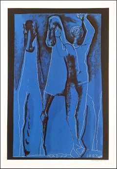 Composite in Blue by Marino Marini, 1955