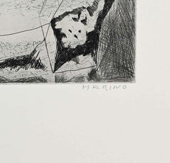 Komposition II – Original-Radierung von Marino Marini – 1969