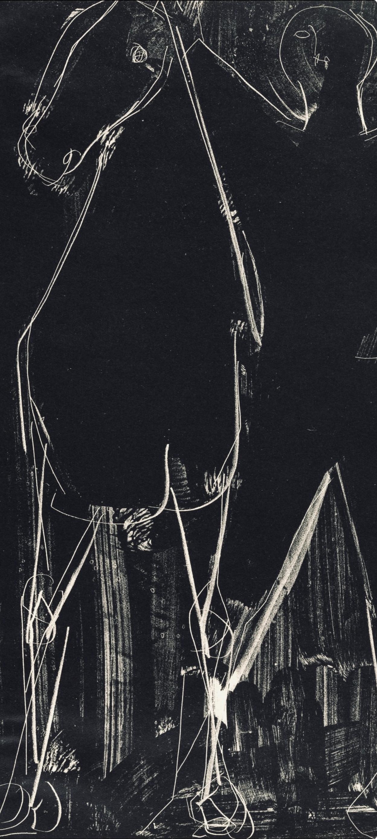 Composición, Société internationale d'art XXe siècle - Print Moderno de Marino Marini