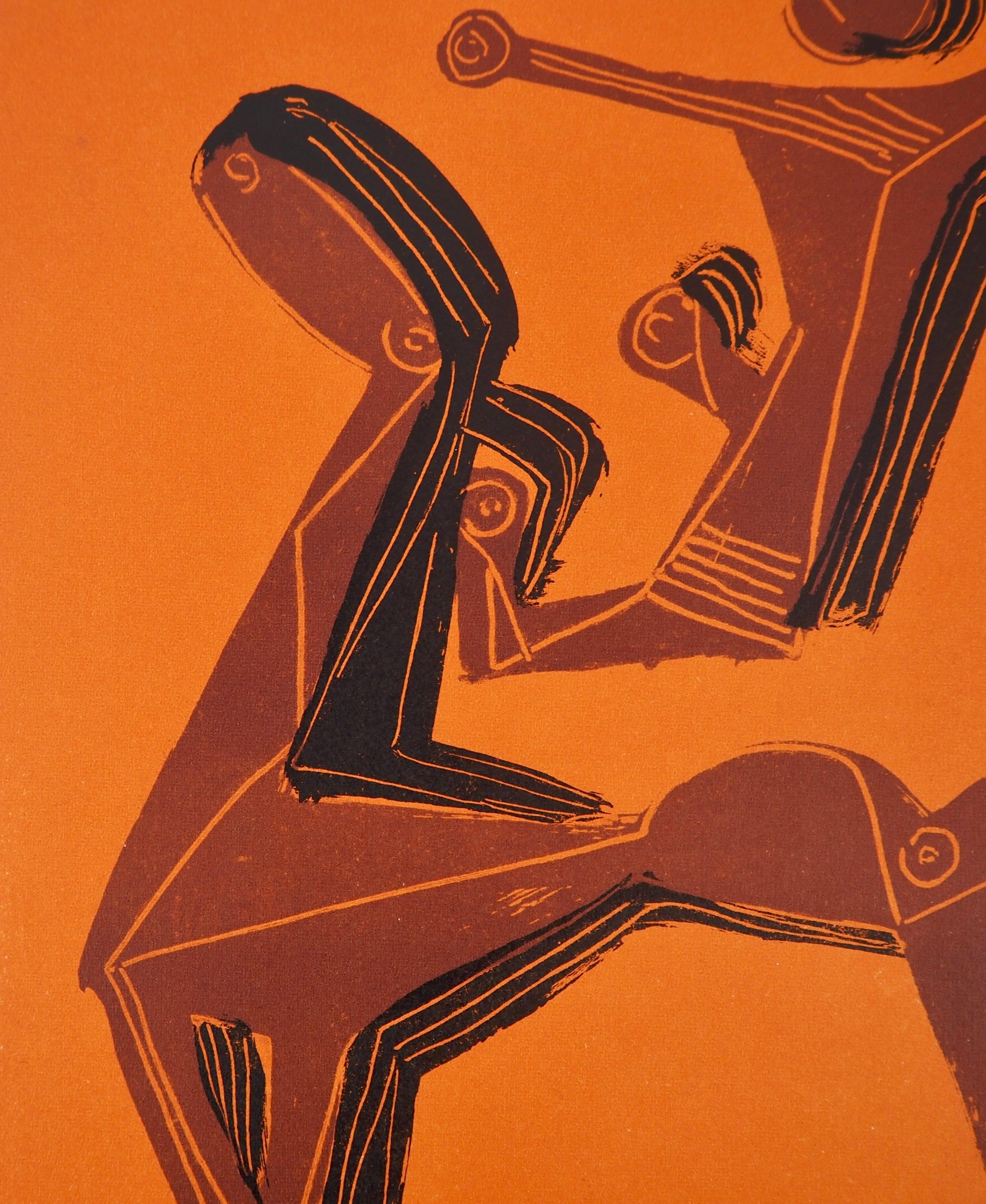 Composición, Société internationale d'art XXe siècle - Print Moderno de Marino Marini