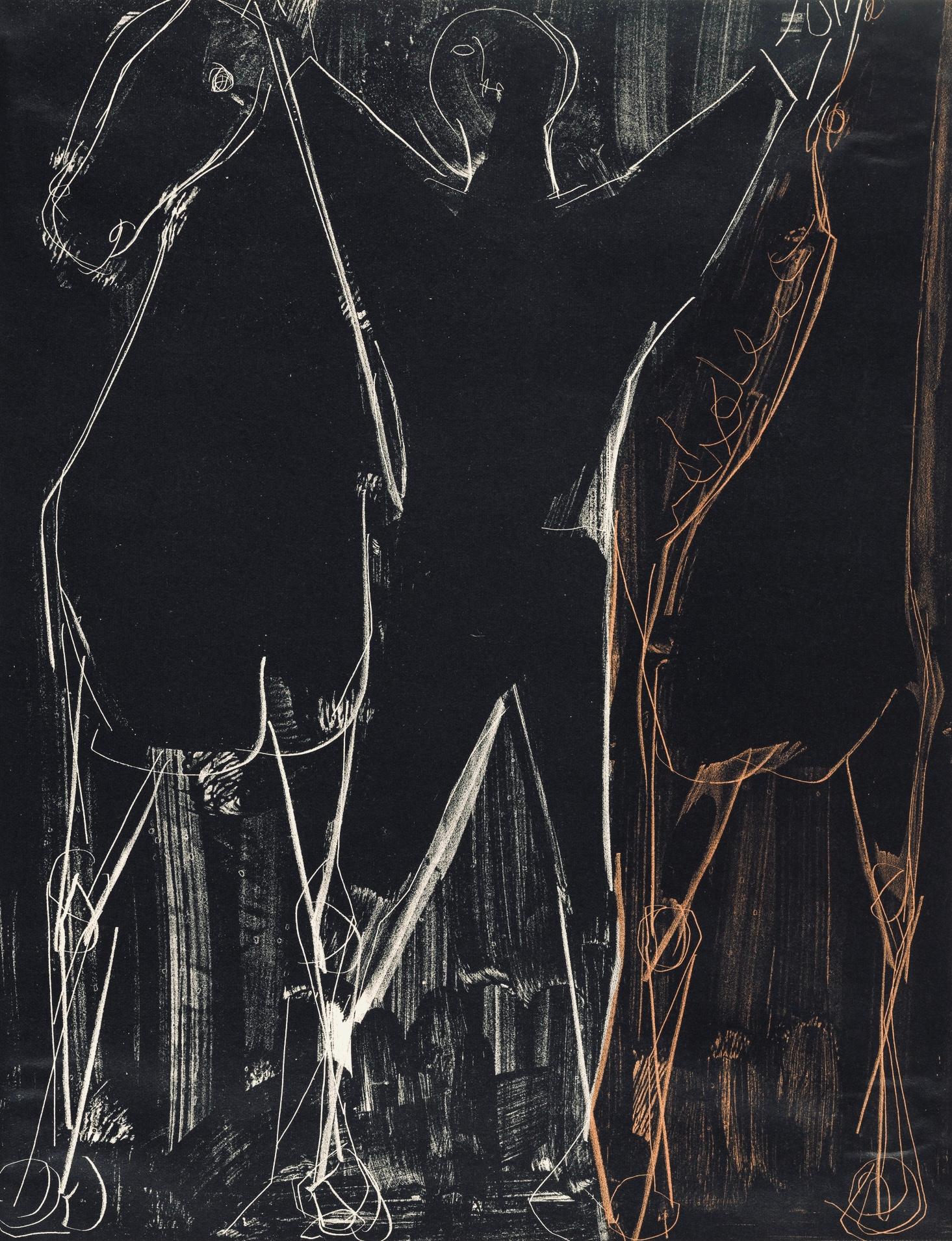 Landscape Print de Marino Marini - Composición, Société internationale d'art XXe siècle