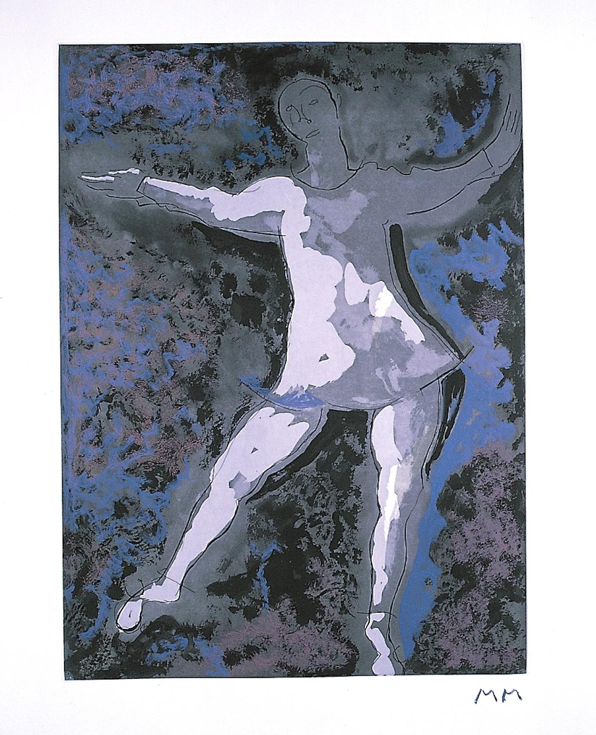 Dimensions de l'image : 50 x 36,5 cm.

Dancer II est une œuvre d'art contemporaine originale réalisée par Marino Marini en 1977.

Gravure et acquatinte en couleur représentant une danseuse.

Édité par Graphis Arte, Livourne. 90 exemplaires et 10