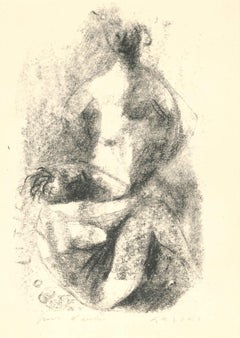 Due Nudi (Two Nudes) - Original Lithograph - 1947