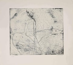 Gioco del Cavaliere (Game of the Knight) - Original Etching by M. Marini - 1969