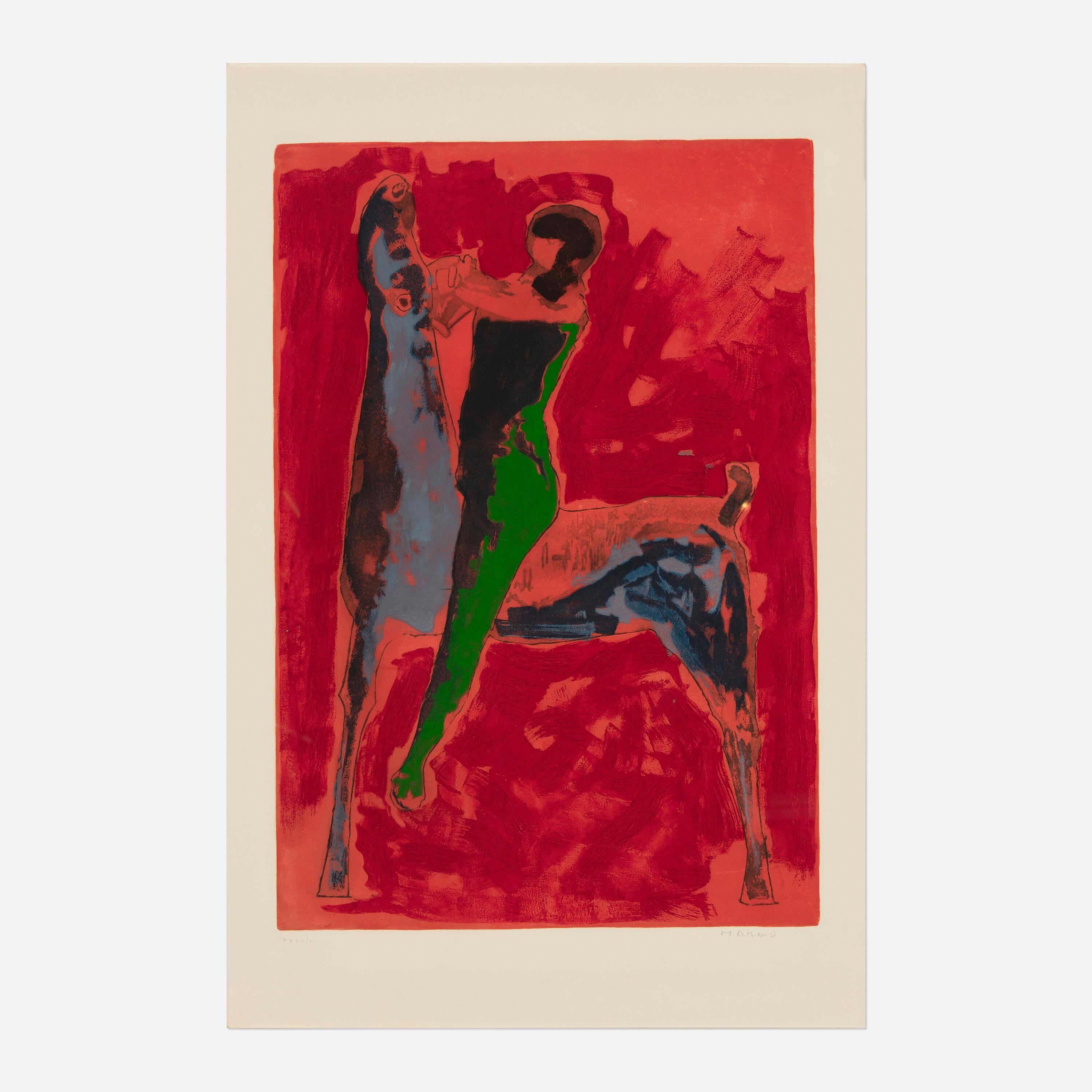Figurative Print de Marino Marini - Gran Cavaliere