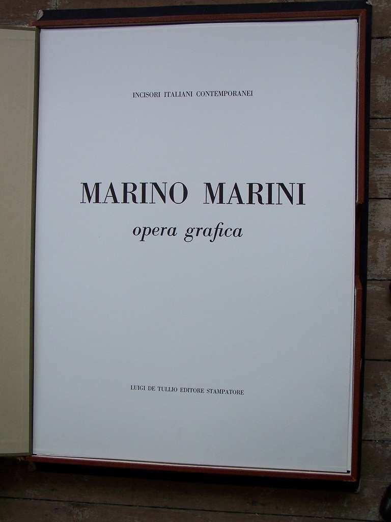 Œuvres graphiques / Opera Grafica -  - Autres styles artistiques Print par Marino Marini
