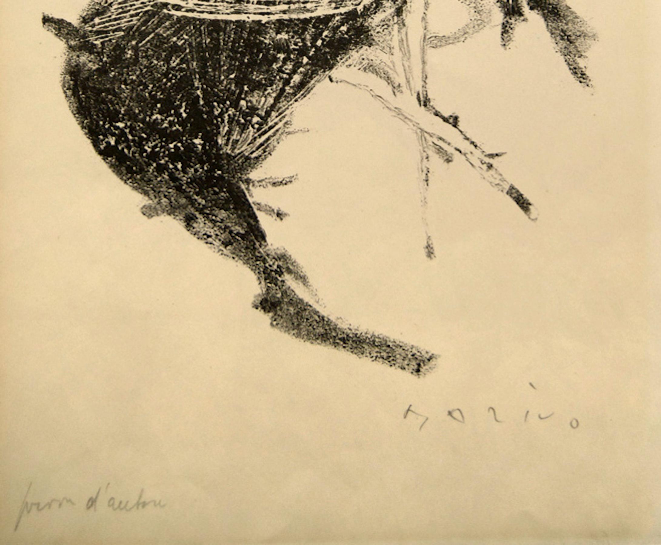 Horse II - Original Lithograph by Marino Marini - 1948 1