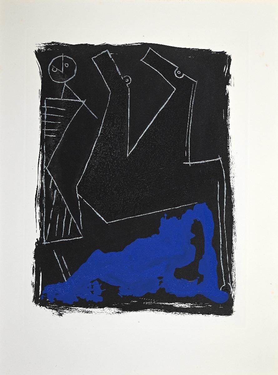 Cavalli 1963 -  Acquaforte e acquatinta di Marino Marini - 1963