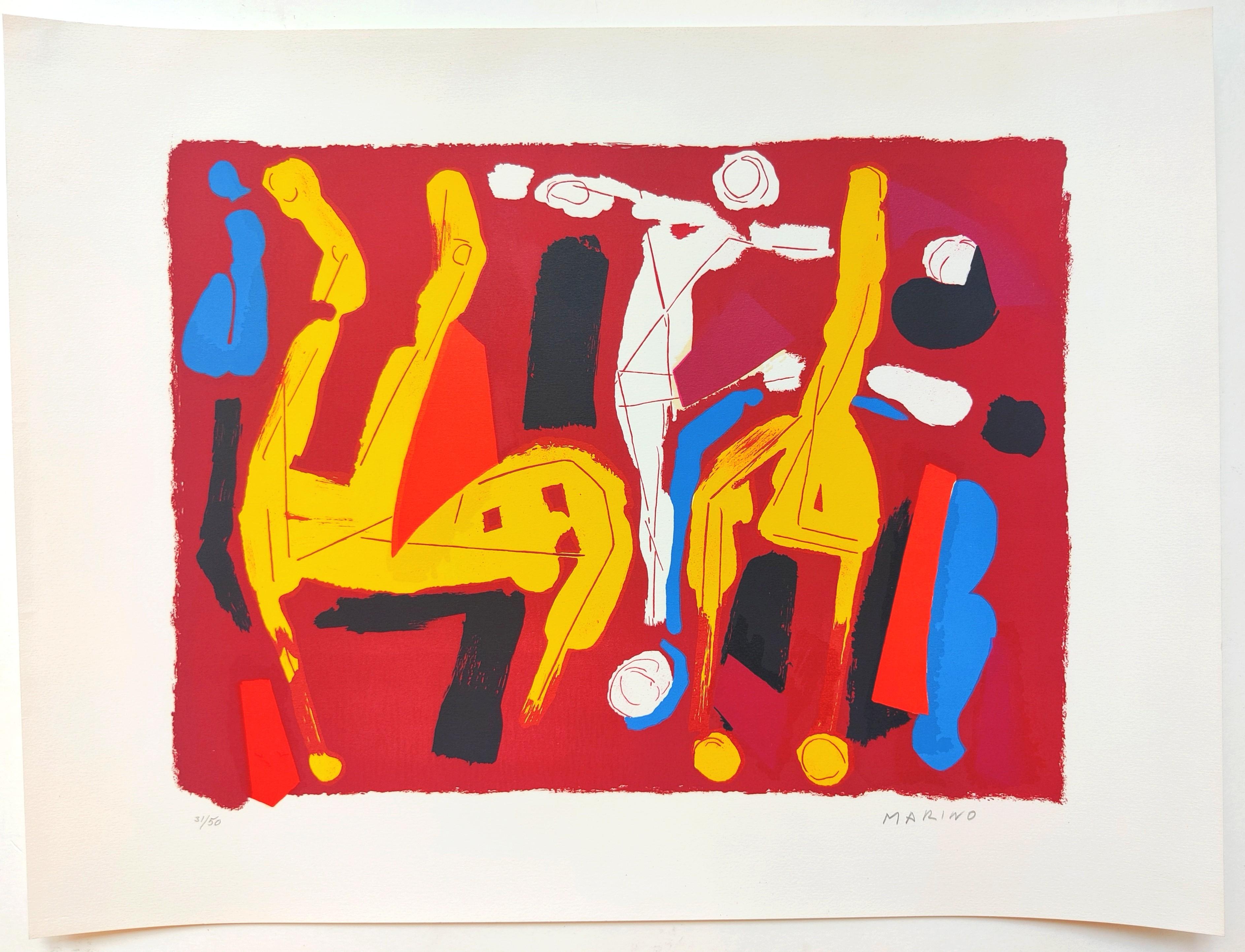 Horses and Riders V - Print by Marino Marini