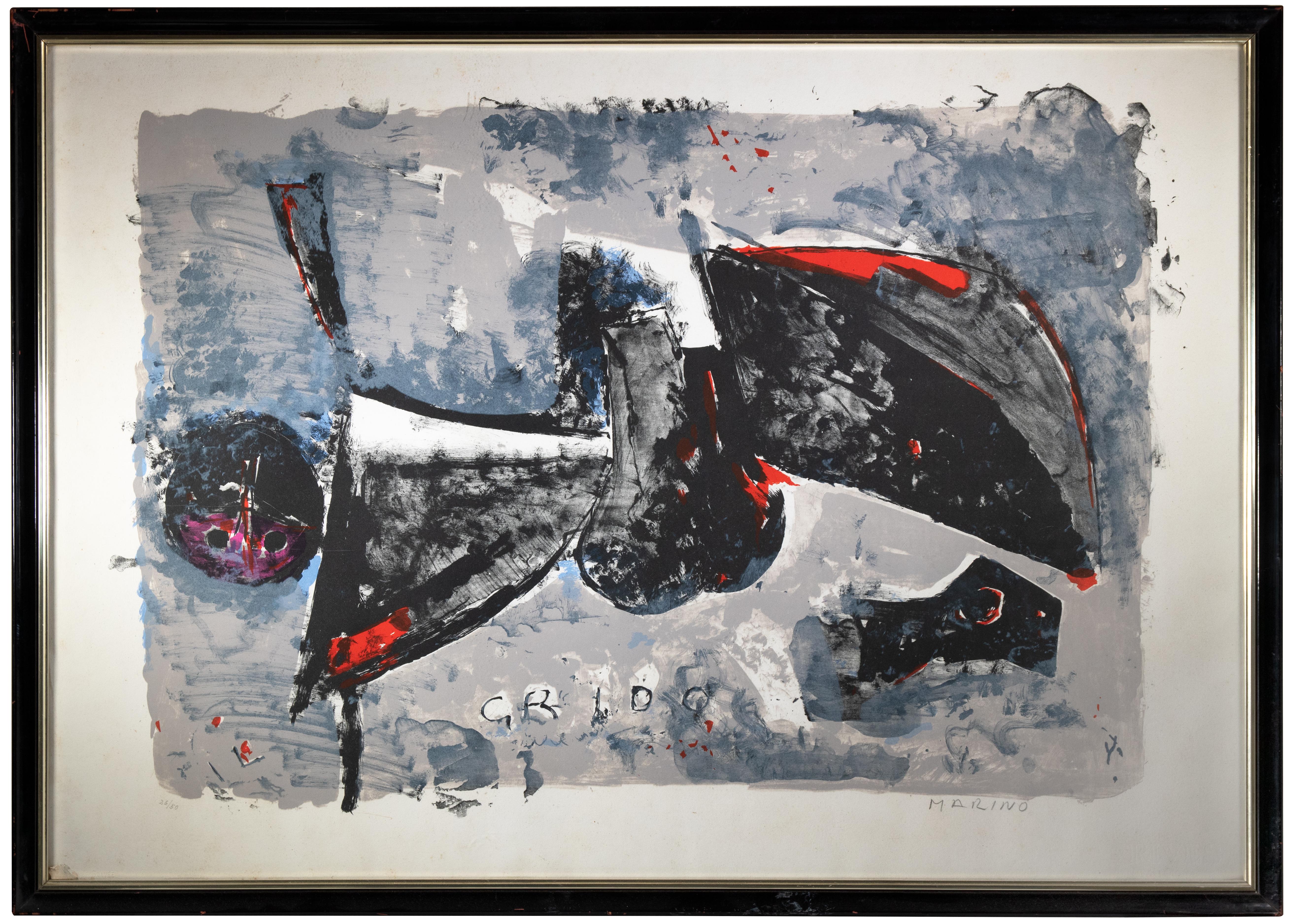 Dimensiones de la imagen: 54x80 cm.
Está numerado 26 de 50 ejemplares más algunas pruebas de artista.
Impreso en Zúrich. 

Ref: l'Oeuvre Gravée, nº 476; Toninelli Abrams Nueva York, nº 84; "Le litografia di Marino Marini", Toninelli Editore, nº 84.