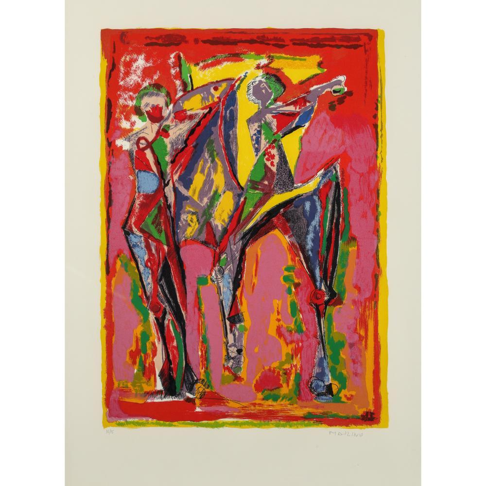 Imaginazione de Colore Screen Print, Modern Style, Framed, 1970s