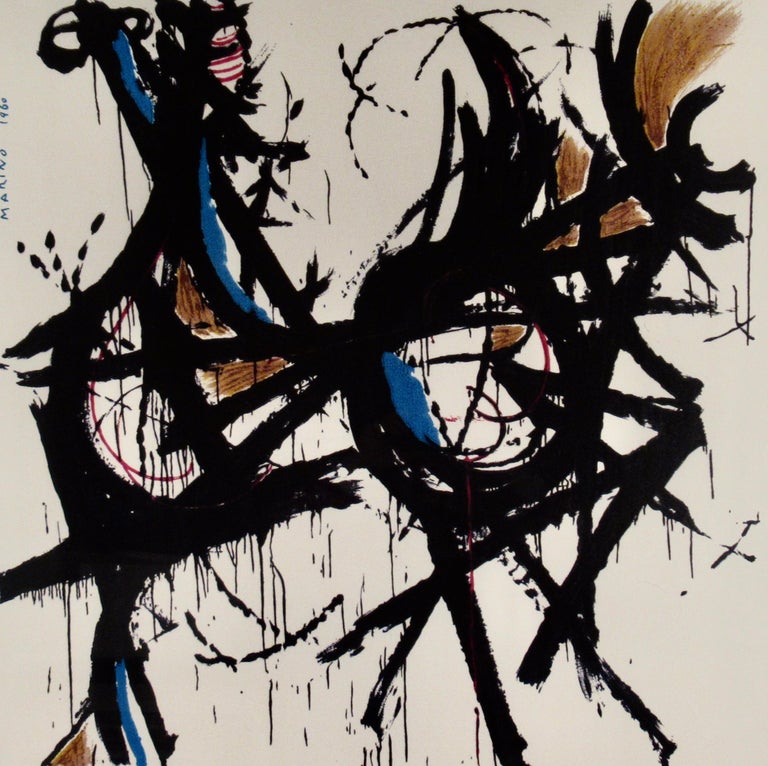 Marino Marini、le~noir(l'impazzata)、希少画集画 Marino Marini、le~noir(l'impazzata)、希少画集画 Marino