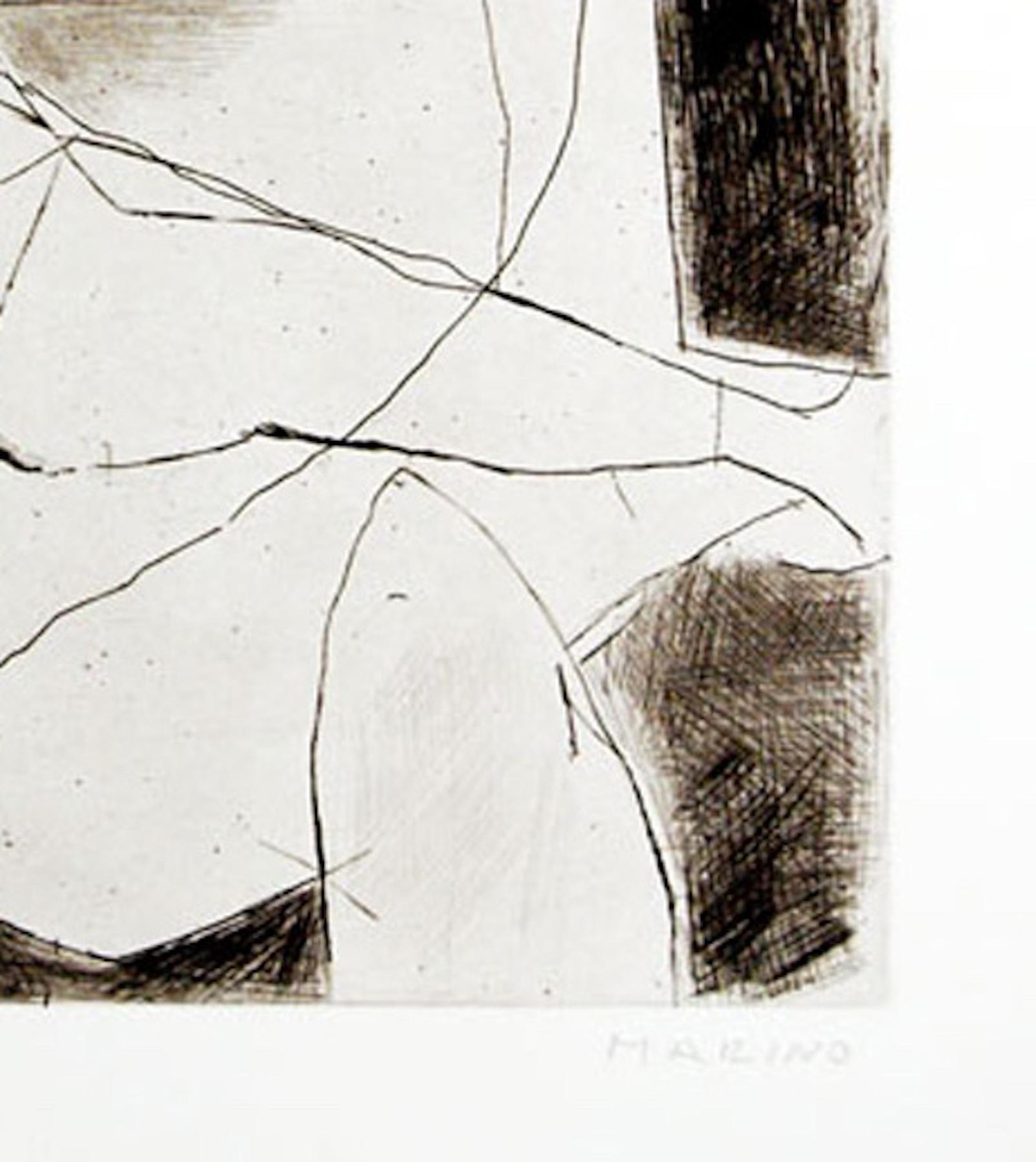 Jugglers III - Eau-forte originale de Marino Marini - 1954 en vente 2