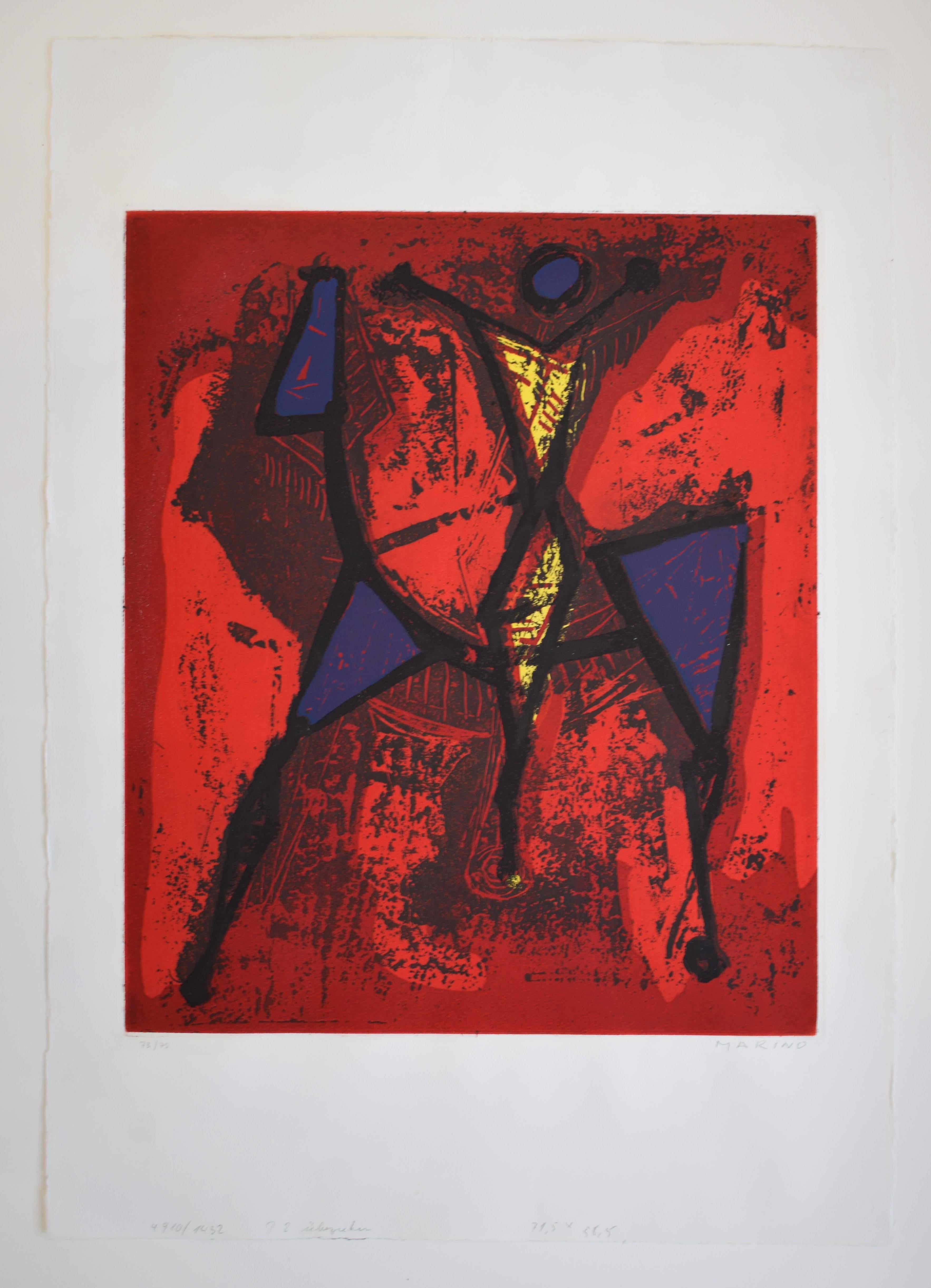 Chevalier  Reiter I - Chevalier équestre d'art italien - Print de Marino Marini