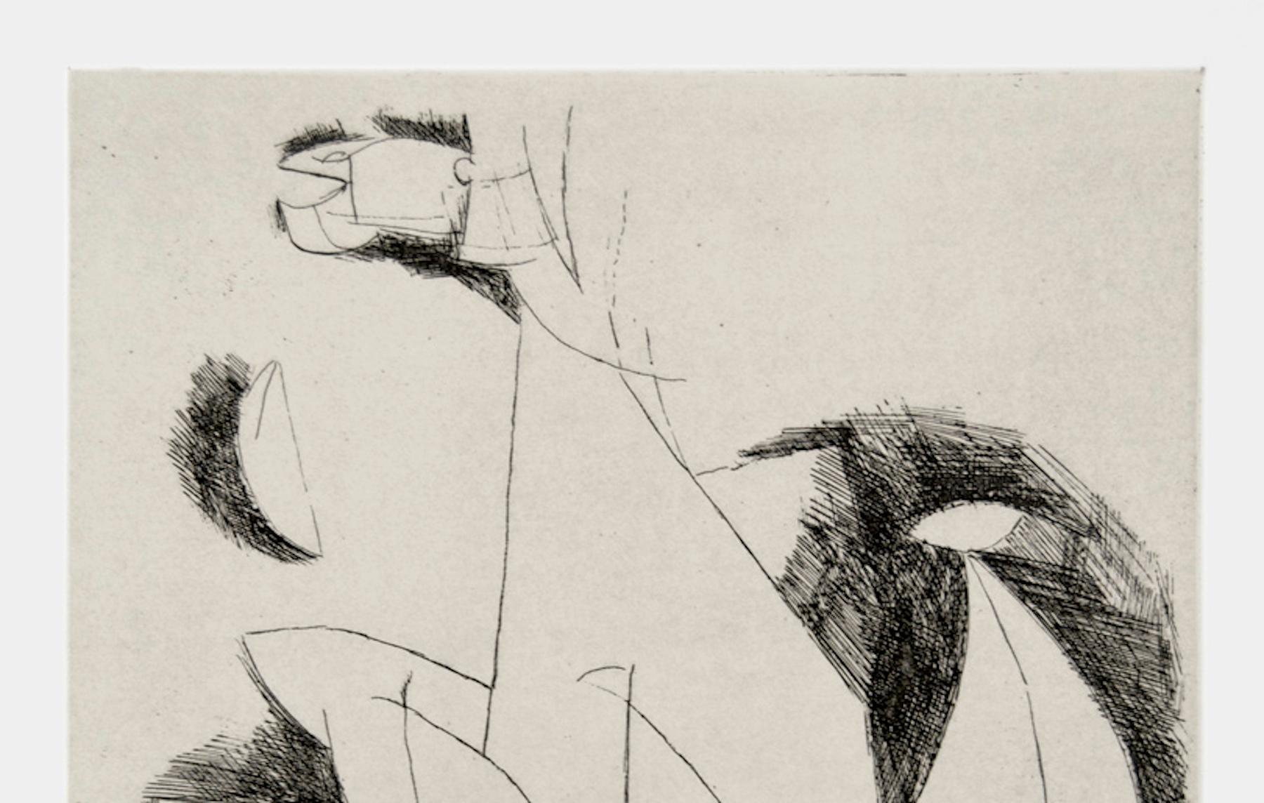 Le Miracle - Gravure originale de Marino Marini - 1960 en vente 2