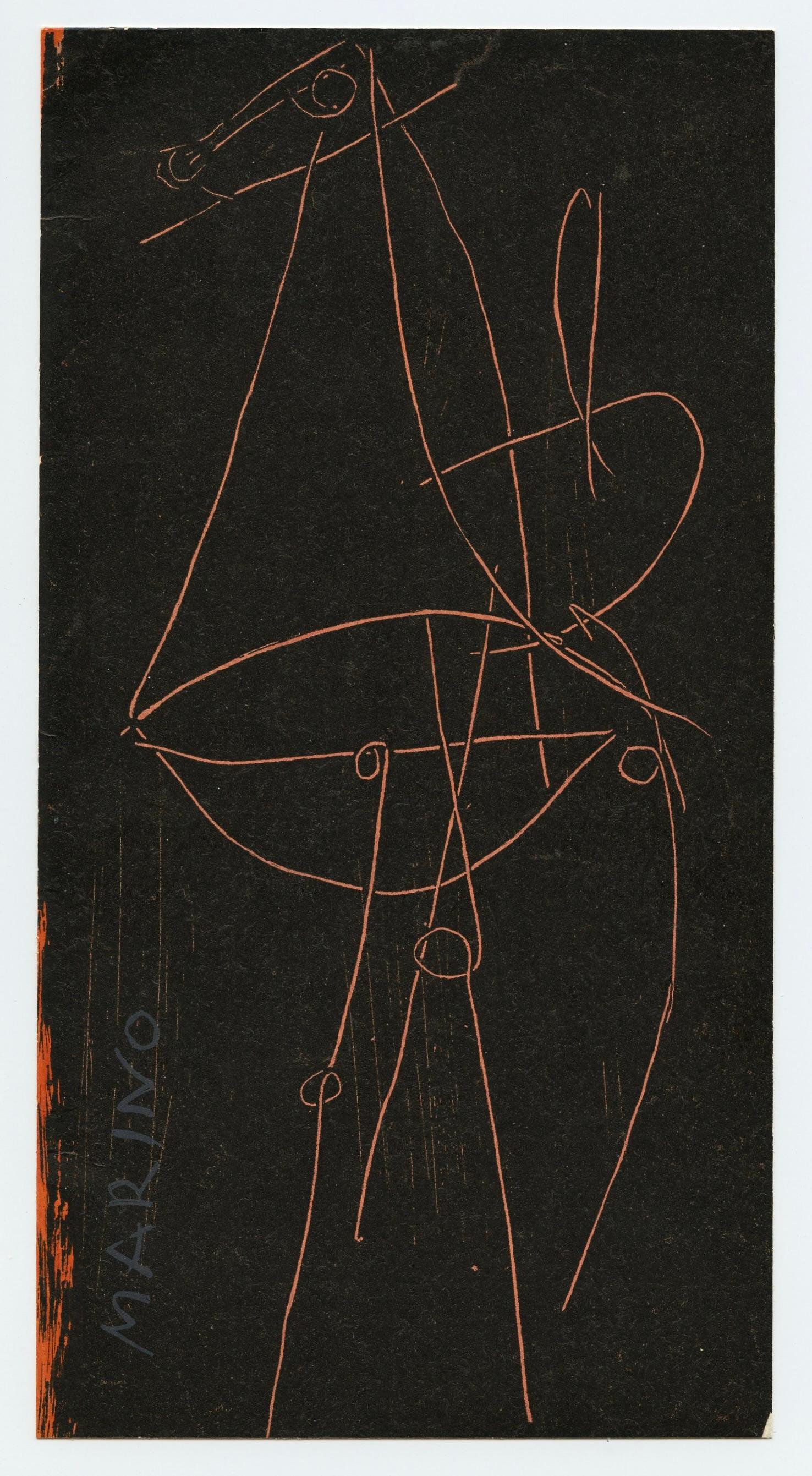 lithograph - Print by Marino Marini