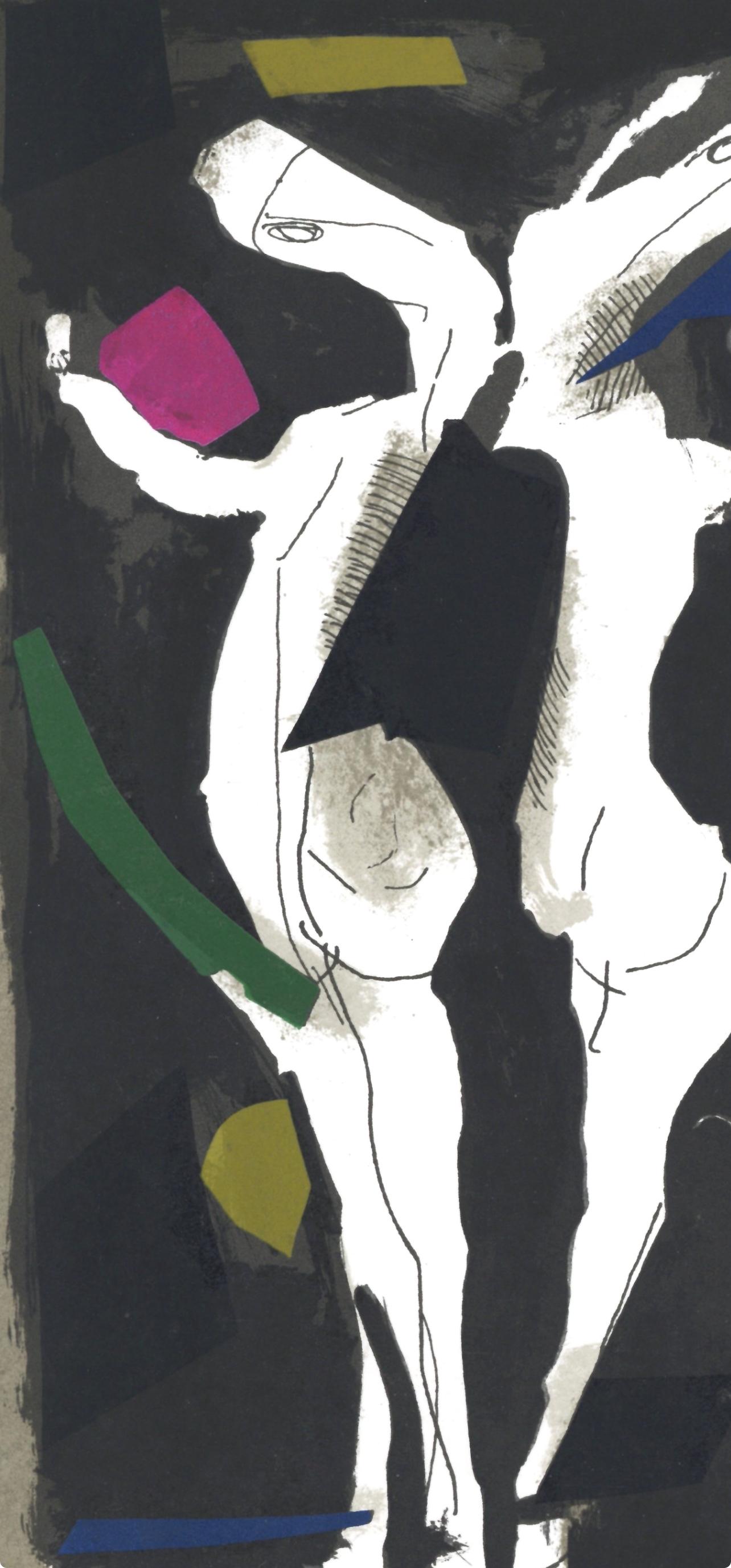 Marini, Composition (Guastalla/Schulz-Hoffman, L-R), XXe Siècle (after) - Print by Marino Marini