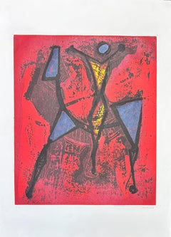 Marino Marini (1901-1980) - CAVALIERE I - Aquatinta auf Goya-Papier - 1972
