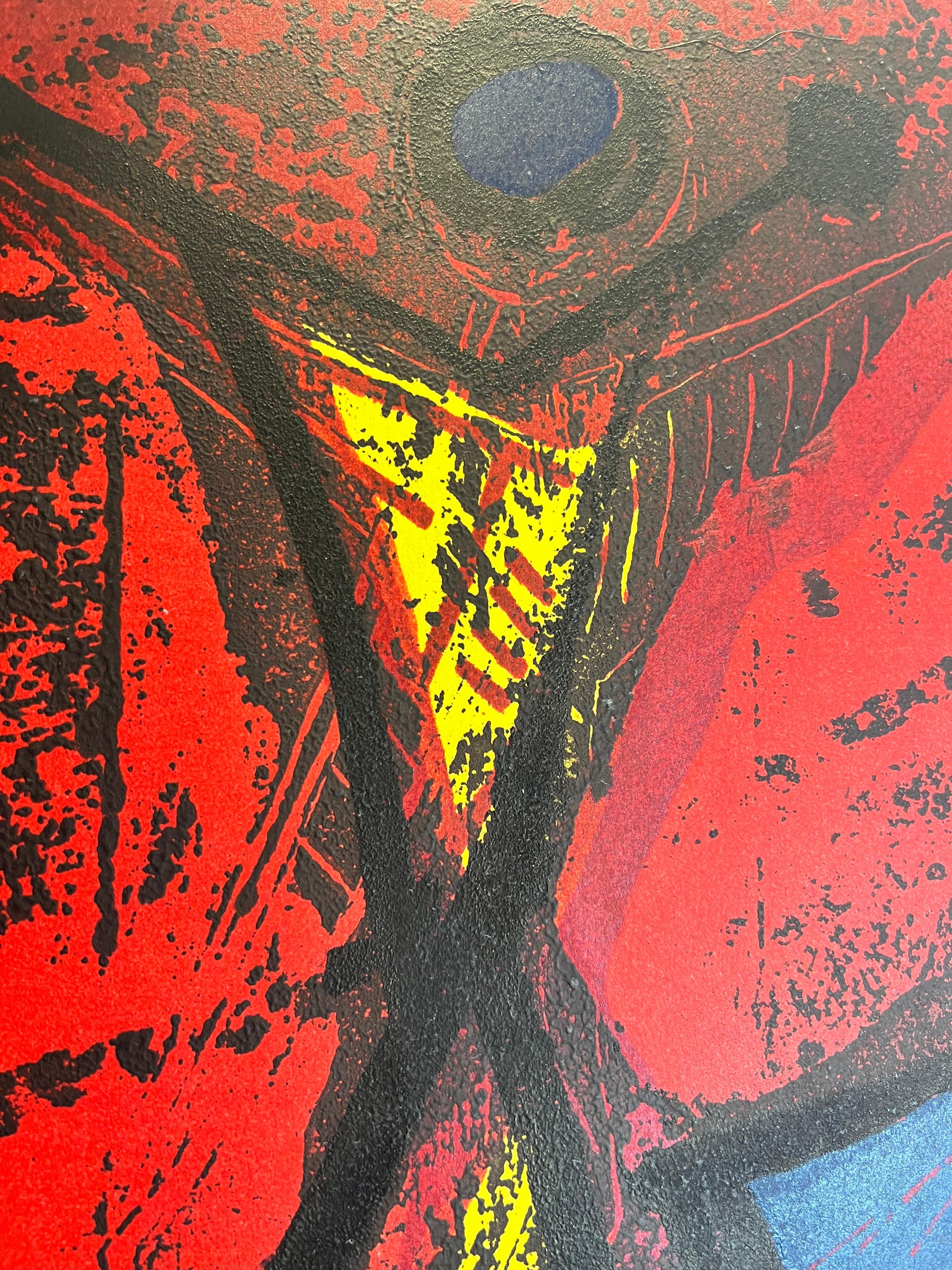Marino Marini ( 1901 - 1980 ) - CAVALIERE I - Acquatinta firmata a mano - 1972 2